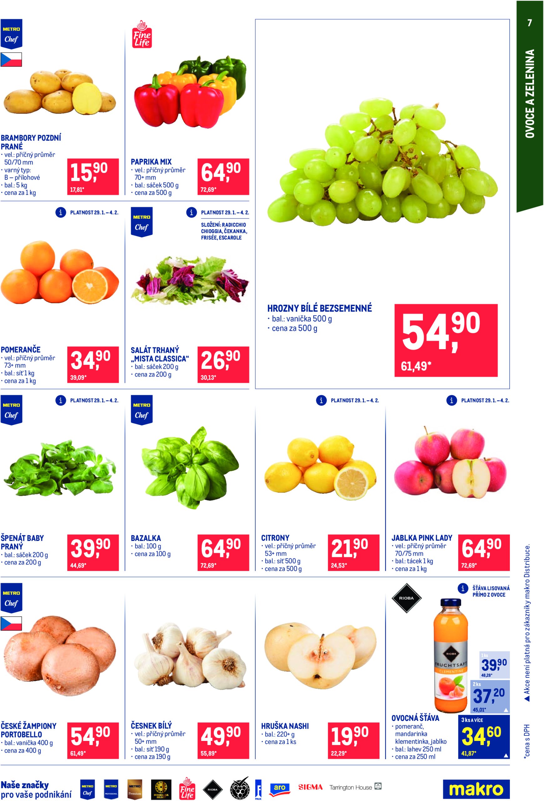 makro - Leták Makro - Pro milovníky jídla od 29.01. do 11.02. - page: 7