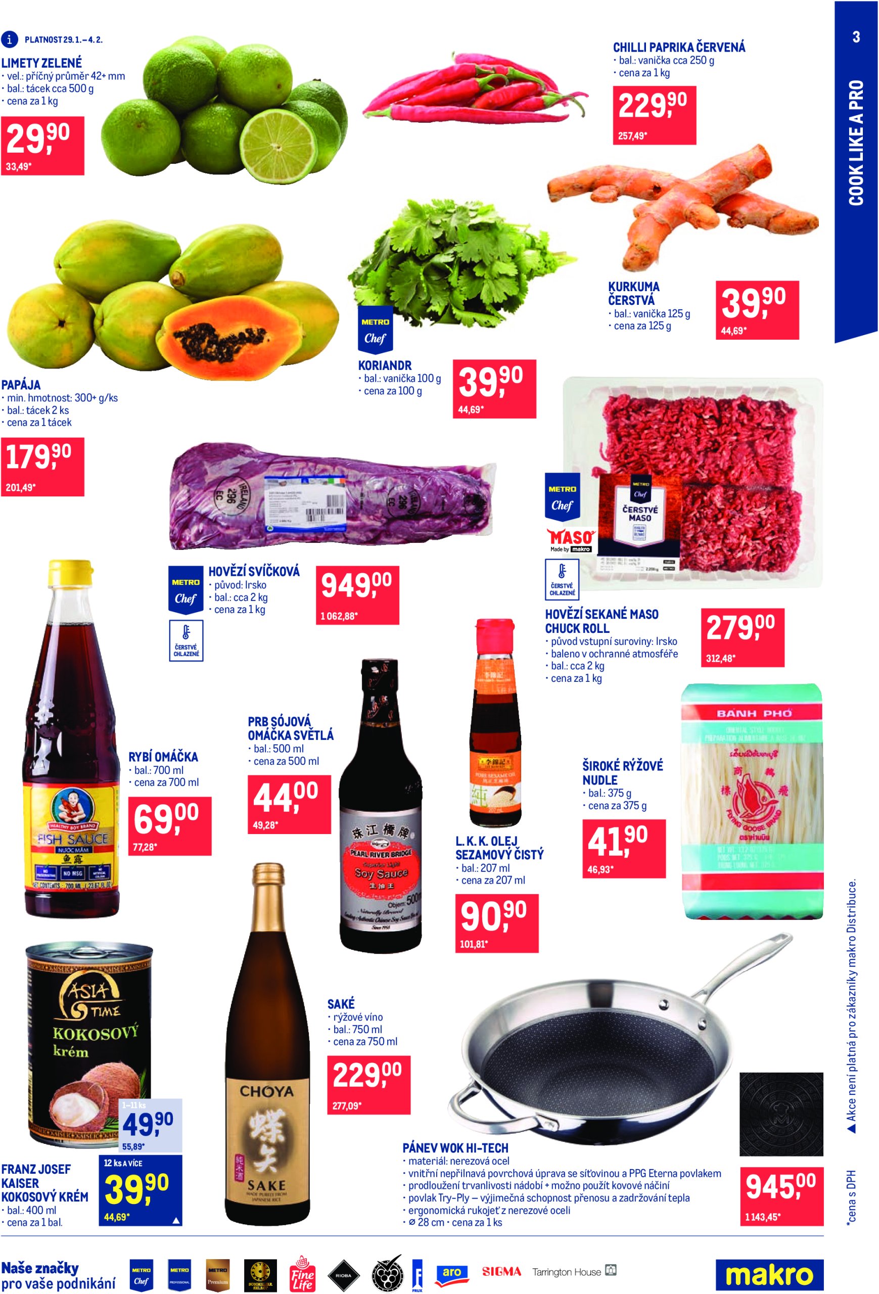 makro - Leták Makro - Pro milovníky jídla od 29.01. do 11.02. - page: 3