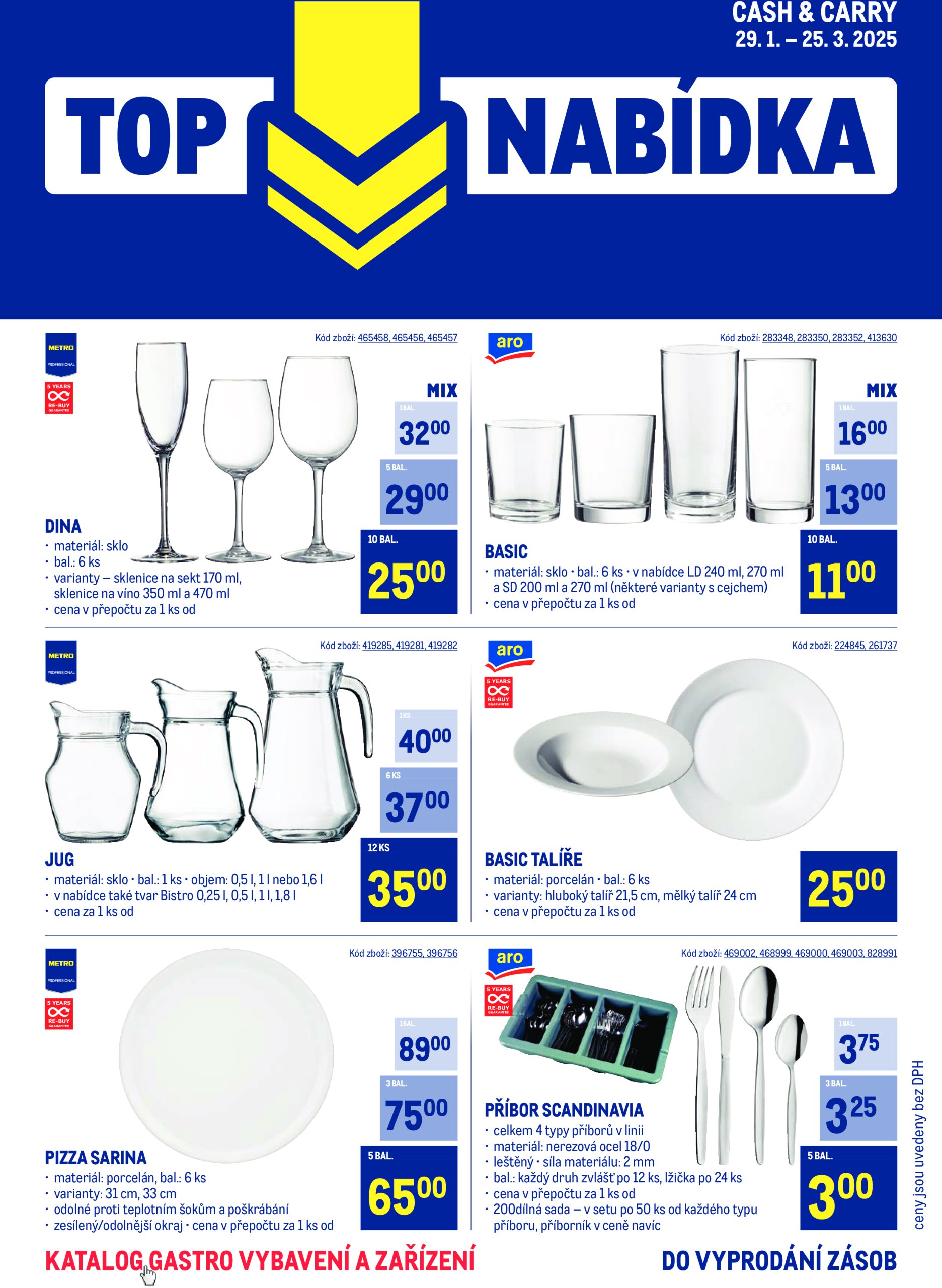 makro - Leták Makro - TOP nabídka nádobí od 29.01. do 25.03. - page: 1