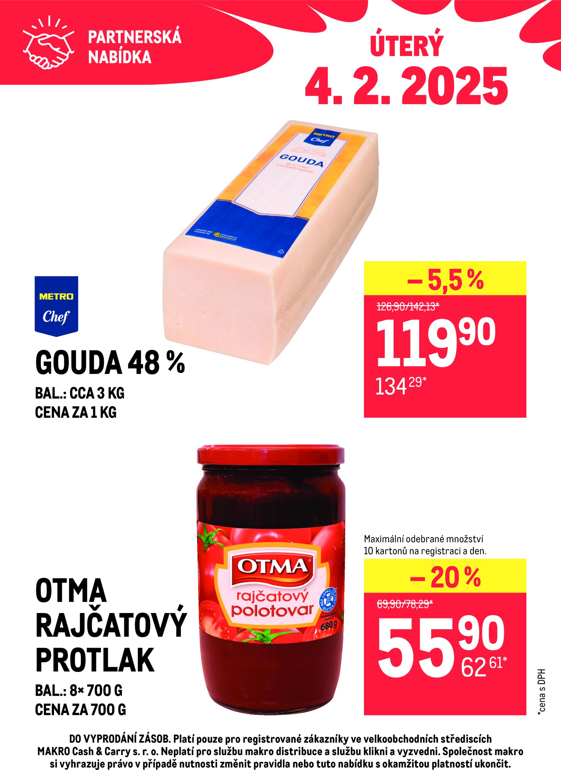 makro - Leták Makro - Partnerská nabídka od 04.02. do 13.02. - page: 1