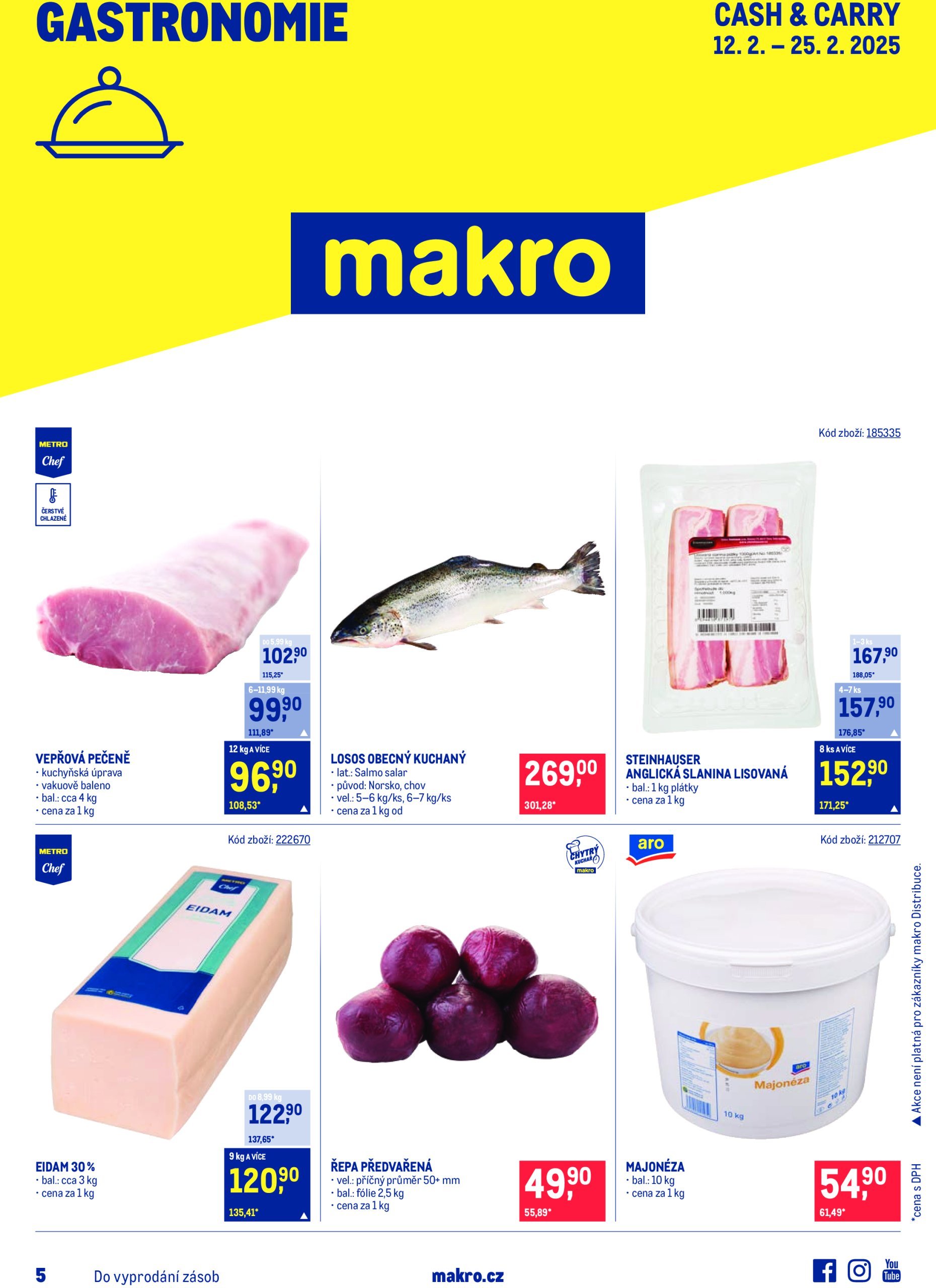 makro - Leták Makro - Gastronomie od 12.02. do 25.02.