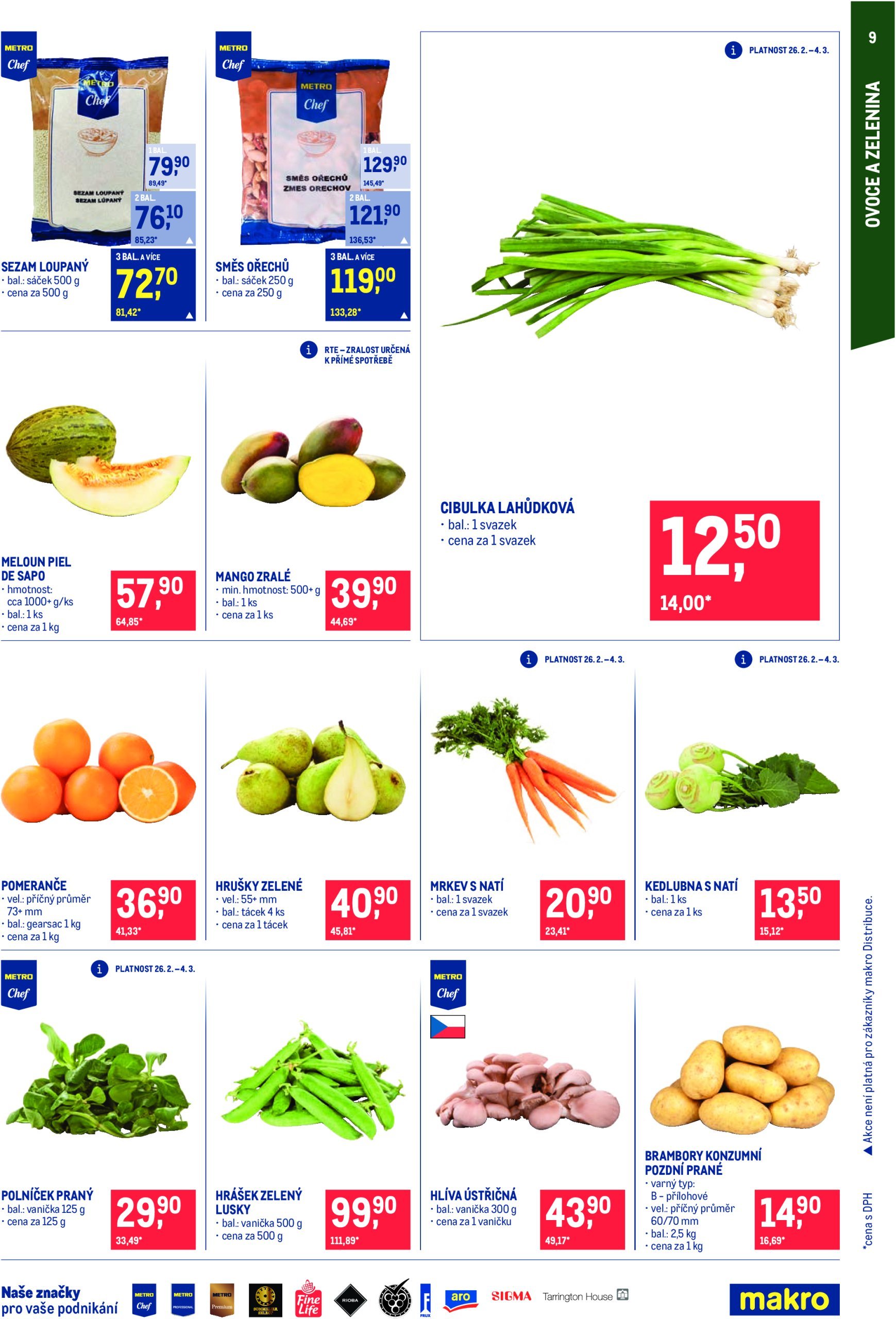 makro - Leták Makro - Pro milovníky jídla od 26.02. do 11.03. - page: 9