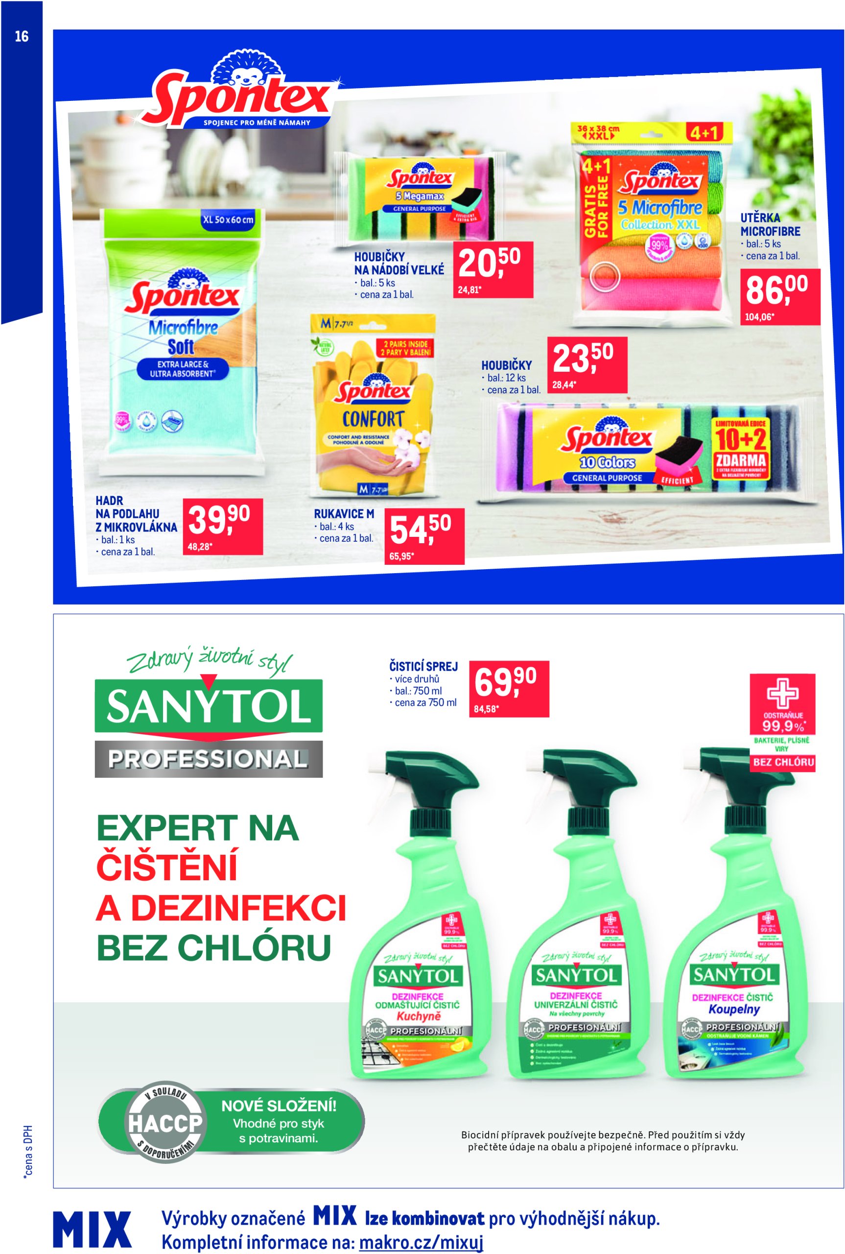 makro - Leták Makro - Úklid a kosmetika od 26.02. do 25.03. - page: 16