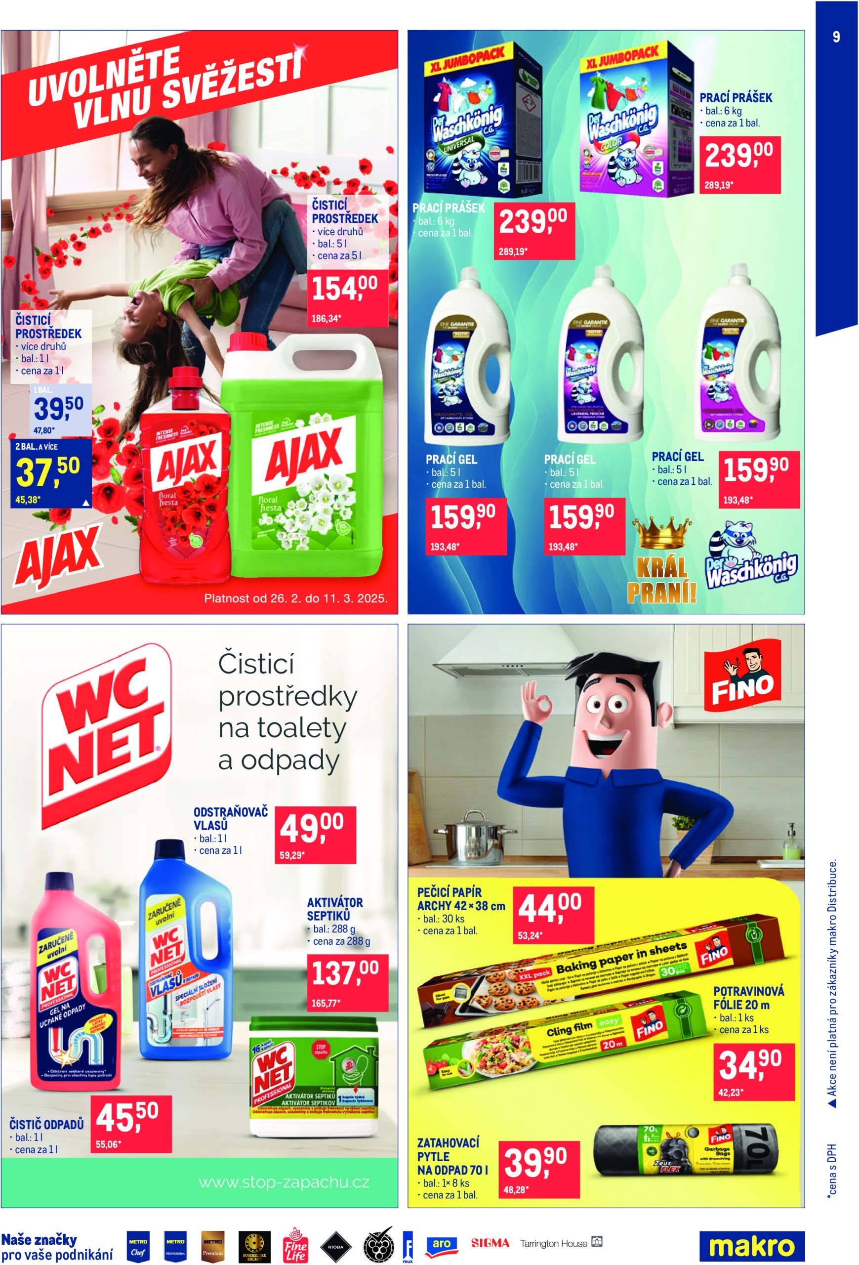 makro - Leták Makro - Úklid a kosmetika od 26.02. do 25.03. - page: 9