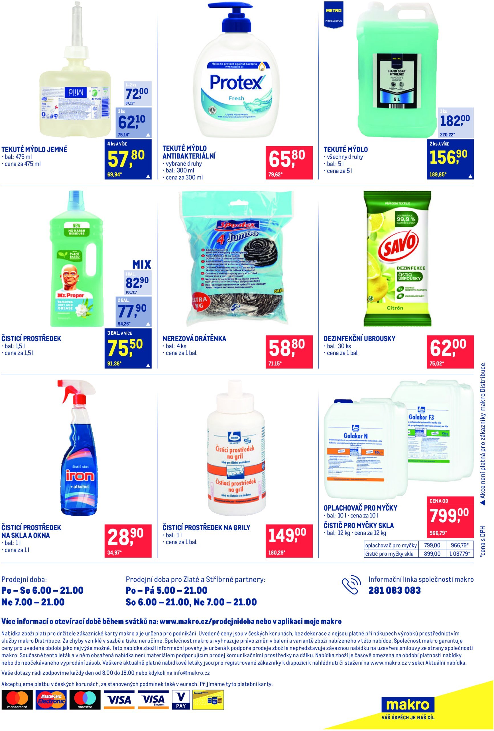 makro - Leták Makro - Úklid a kosmetika od 26.02. do 25.03. - page: 22