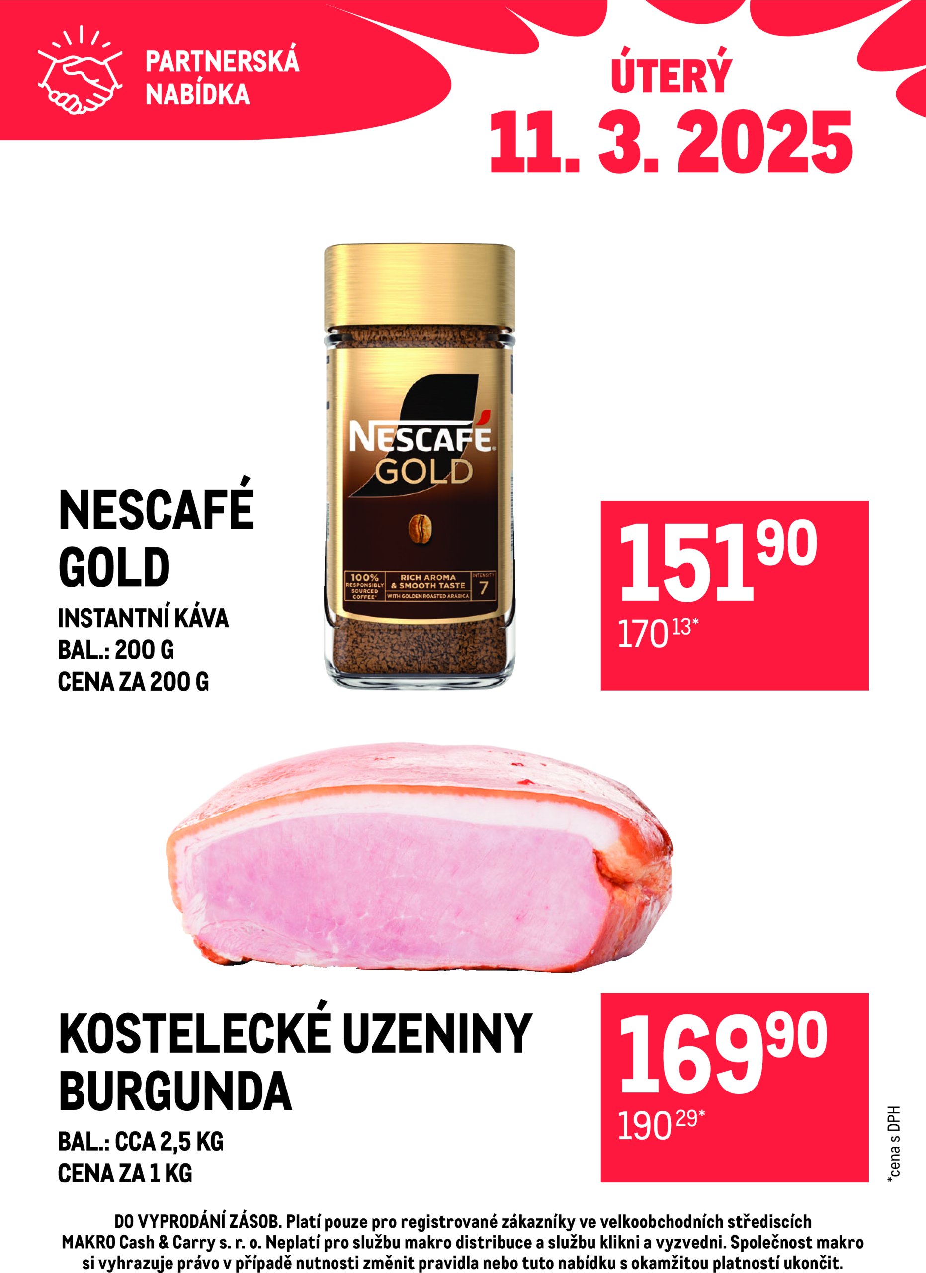 makro - Leták Makro - Partnerská nabídka od 11.03. do 16.03. - page: 1