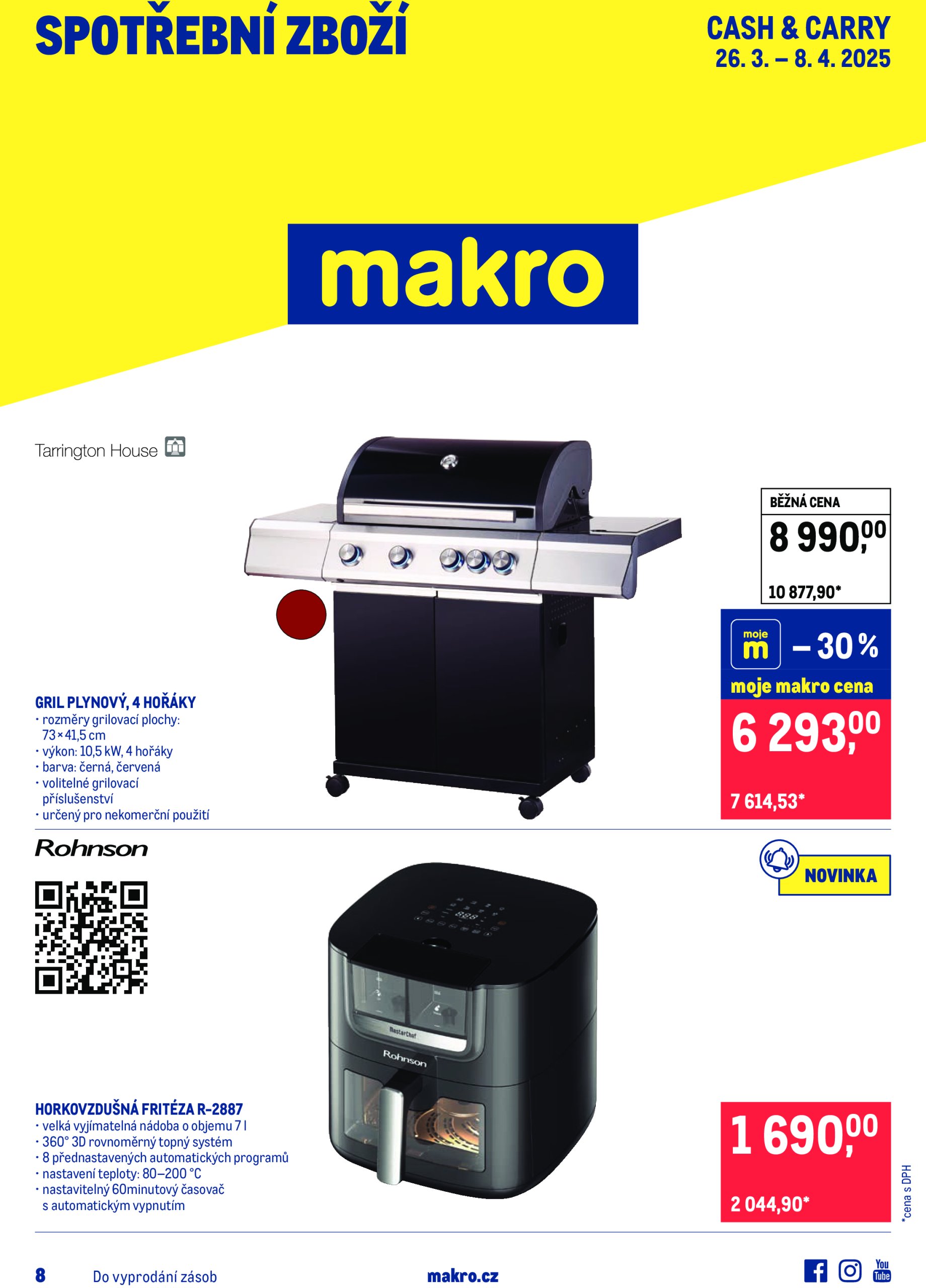 makro - Leták Makro - Spotřební zboží od 26.03. do 08.04.