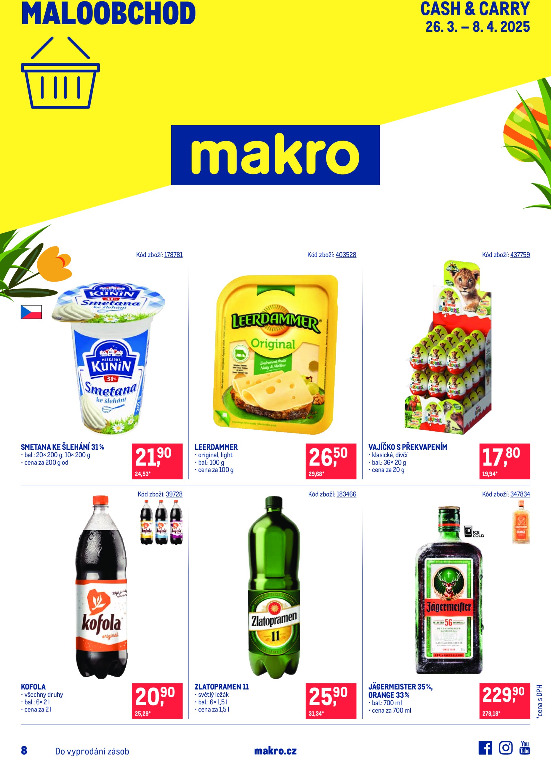 makro - Leták Makro - Maloobchod od 26.03. do 08.04.