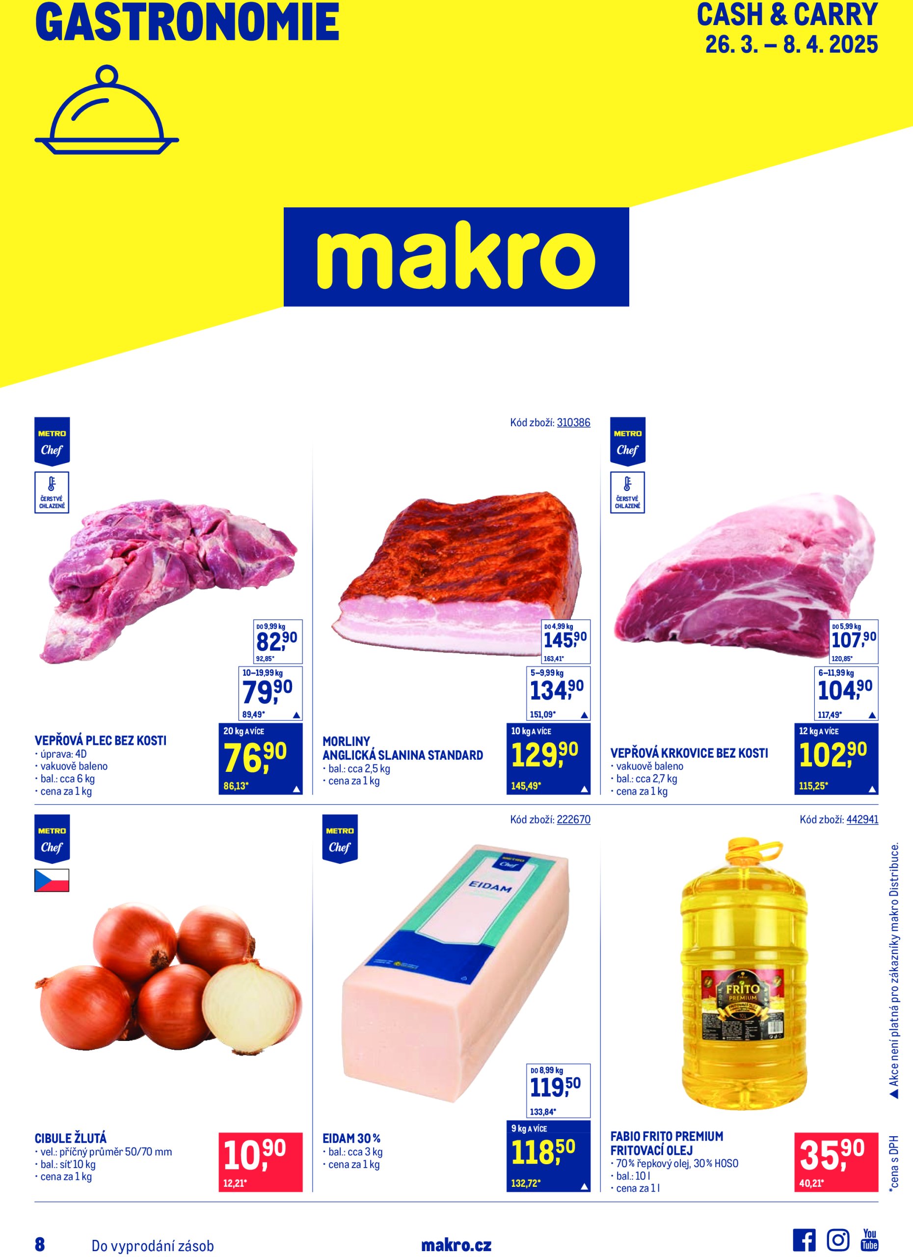 makro - Leták Makro - Gastronomie od 26.03. do 08.04.