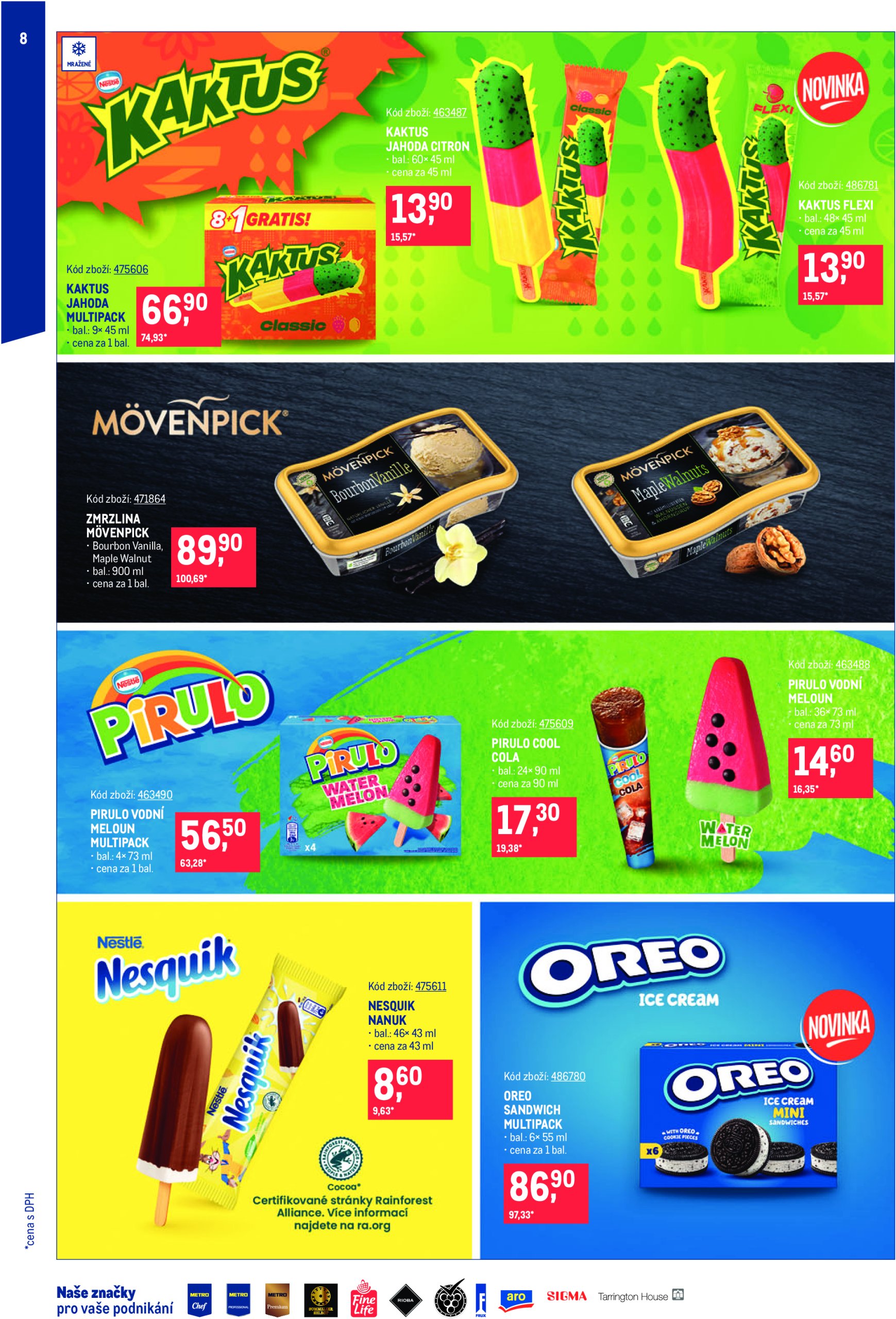 makro - Leták Makro - Zmrzliny od 23.04. do 20.05. - page: 8