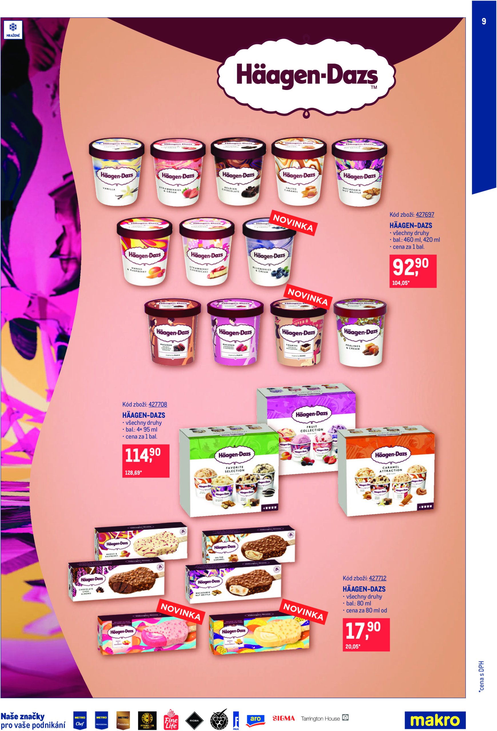 makro - Leták Makro - Zmrzliny od 23.04. do 20.05. - page: 9