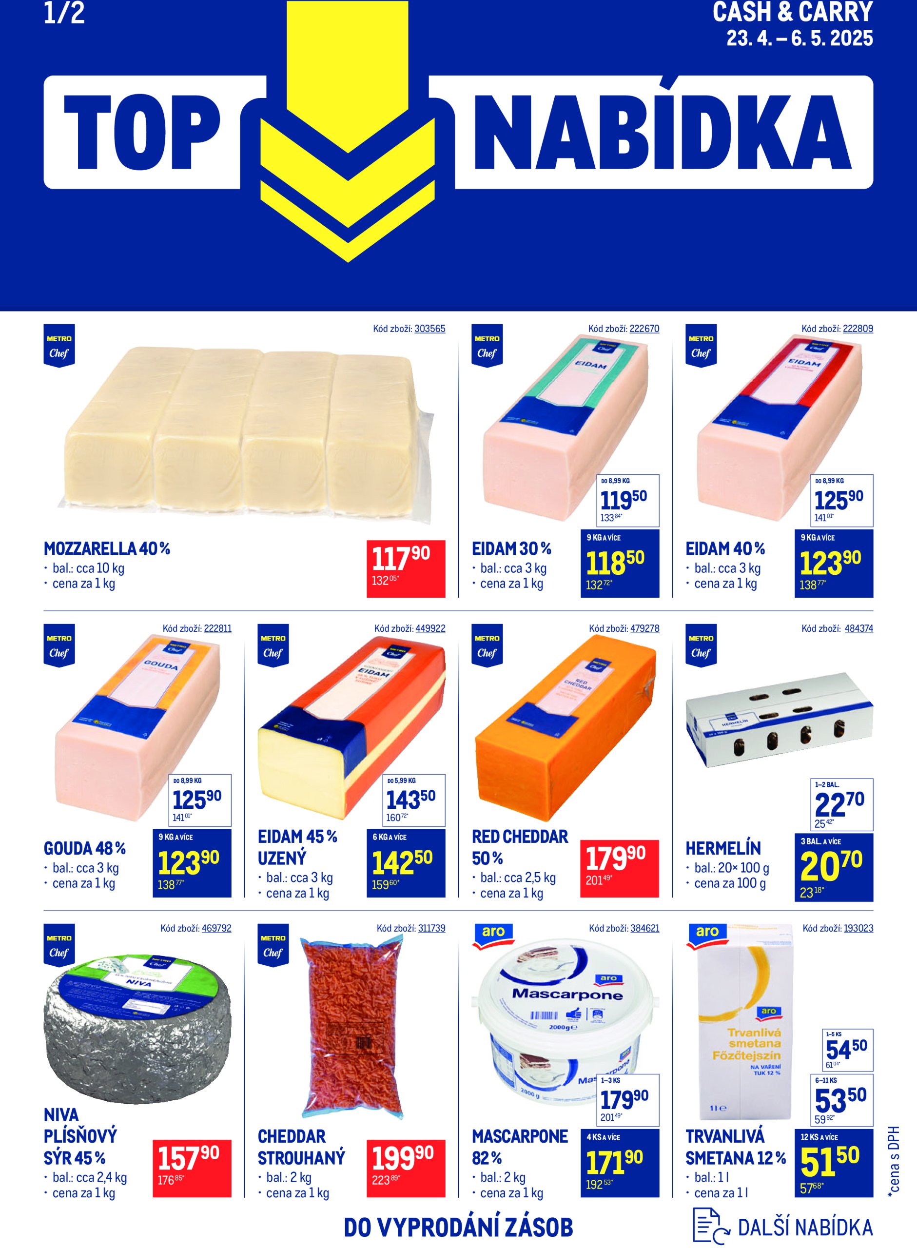 makro - Leták Makro - TOP mléčné výrobky od 23.04. do 06.05.