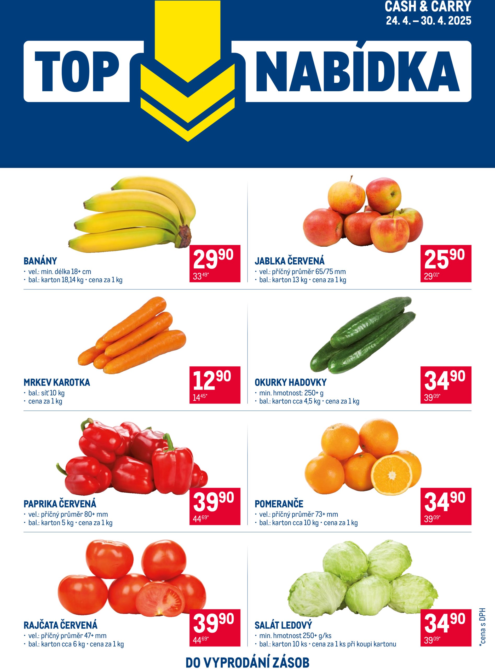 makro - Leták Makro - TOP ovoce a zelenina od 24.04. do 30.04.