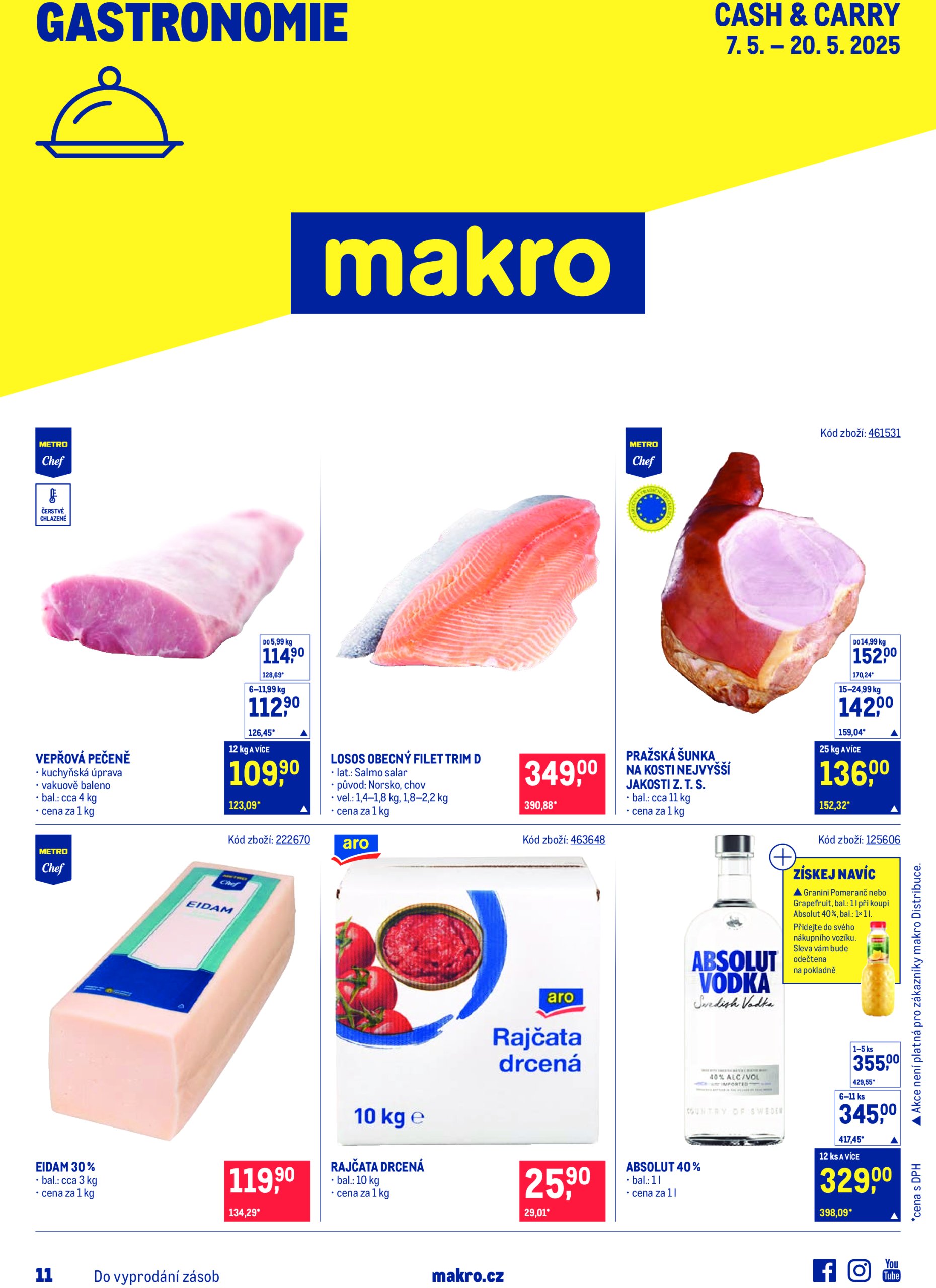 makro - Leták Makro - Gastronomie od 07.05. do 20.05.
