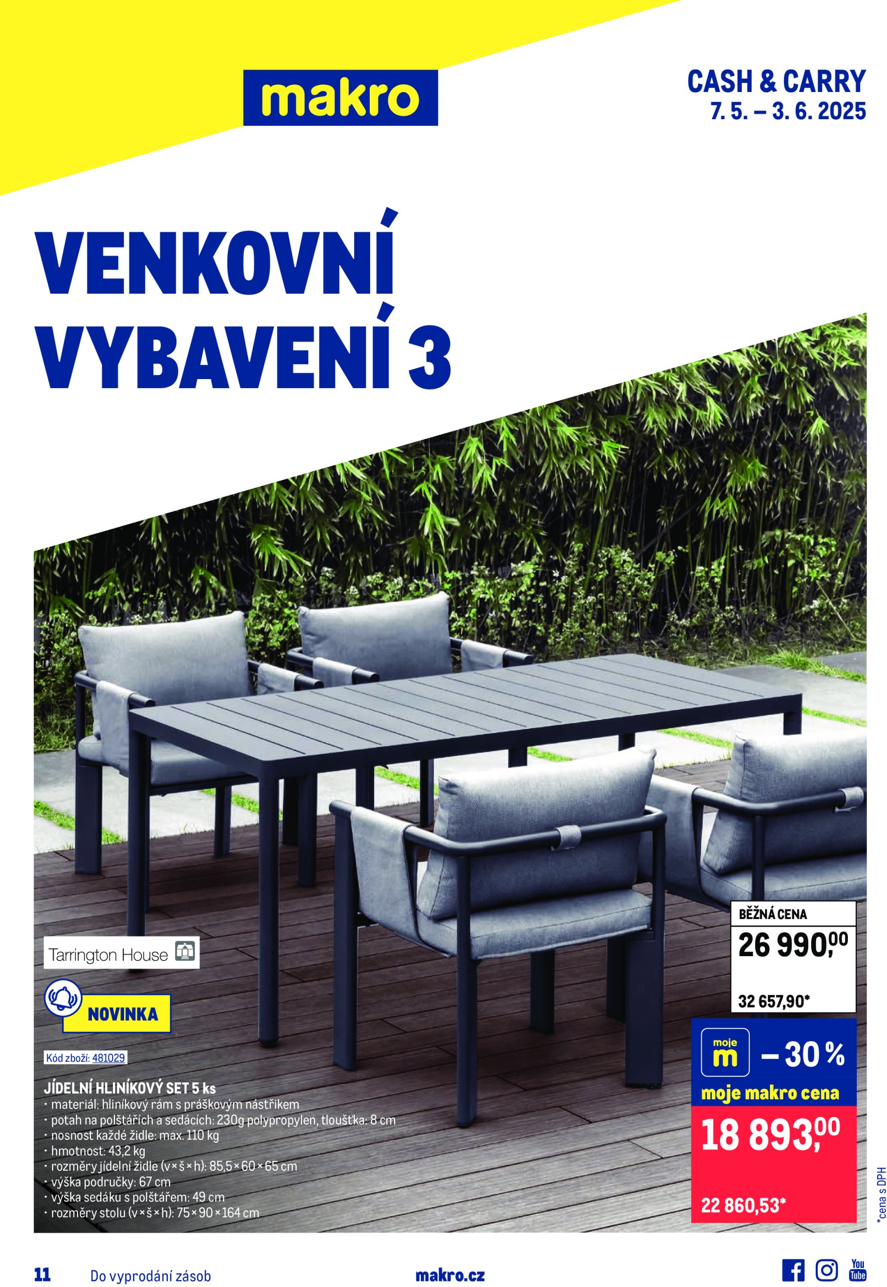 makro - Leták Makro - Venkovní vybavení 3 od 07.05. do 03.06.
