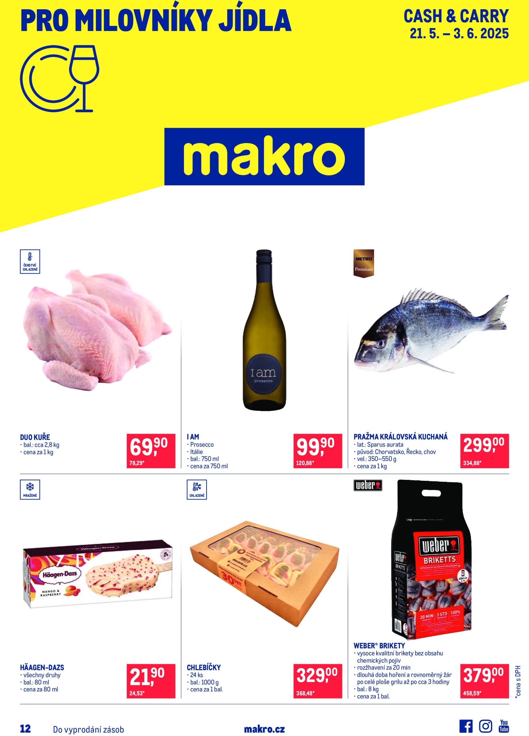 makro - Leták Makro - Pro milovníky jídla od 21.05. do 03.06.