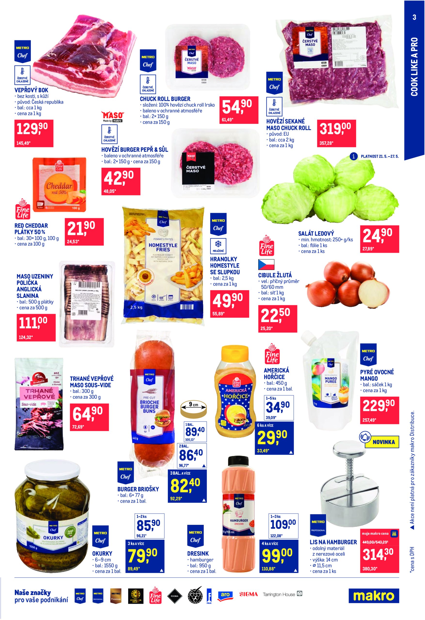 makro - Leták Makro - Pro milovníky jídla od 21.05. do 03.06. - page: 3