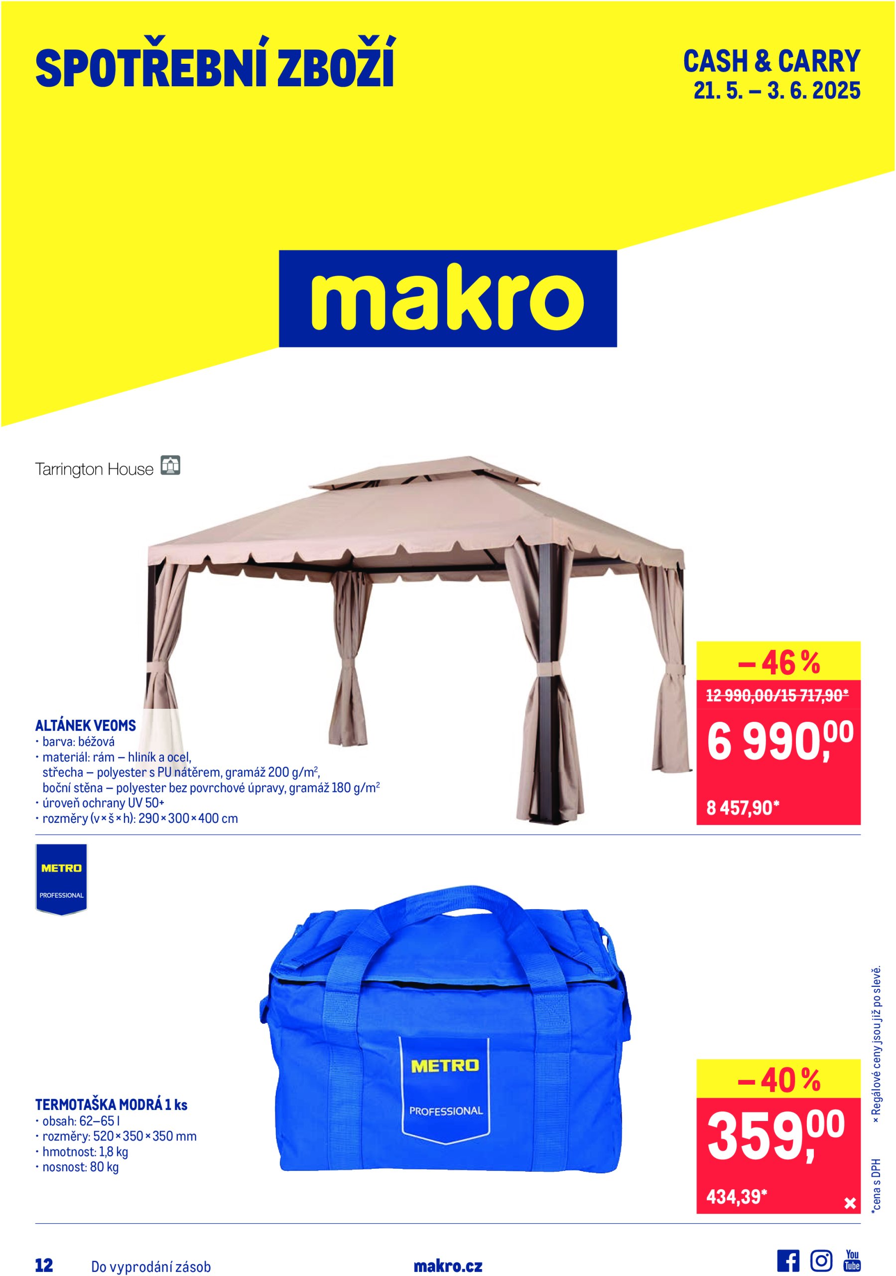 makro - Leták Makro - Spotřební zboží od 21.05. do 26.05.