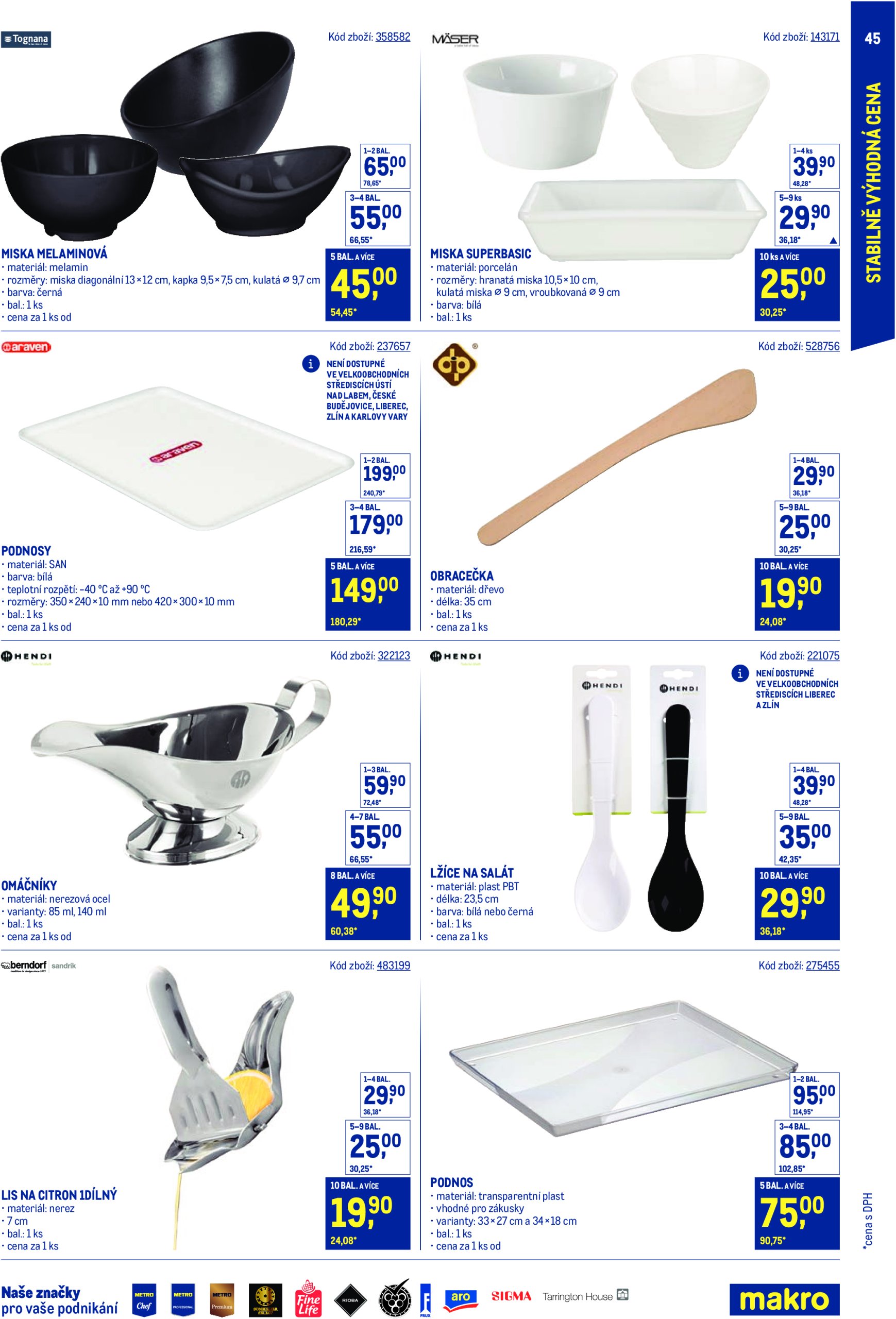 makro - Leták Makro - Stabilně výhodná cena Gastronomie od 21.05. do 29.07. - page: 45