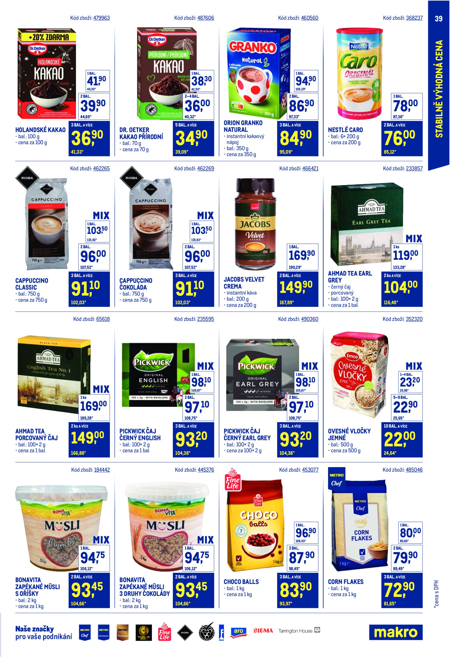 makro - Leták Makro - Stabilně výhodná cena Gastronomie od 21.05. do 29.07. - page: 39