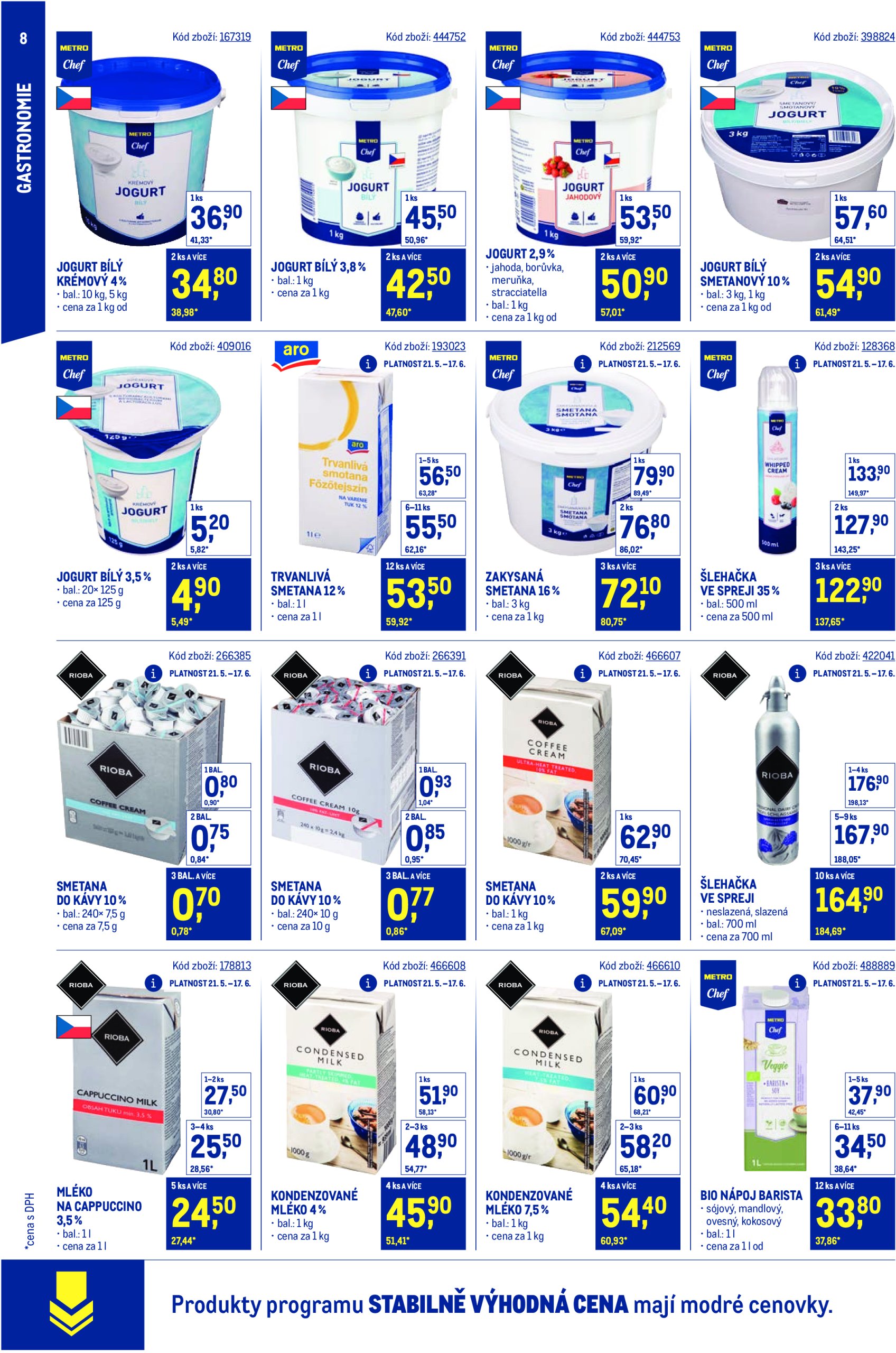 makro - Leták Makro - Stabilně výhodná cena Gastronomie od 21.05. do 29.07. - page: 8
