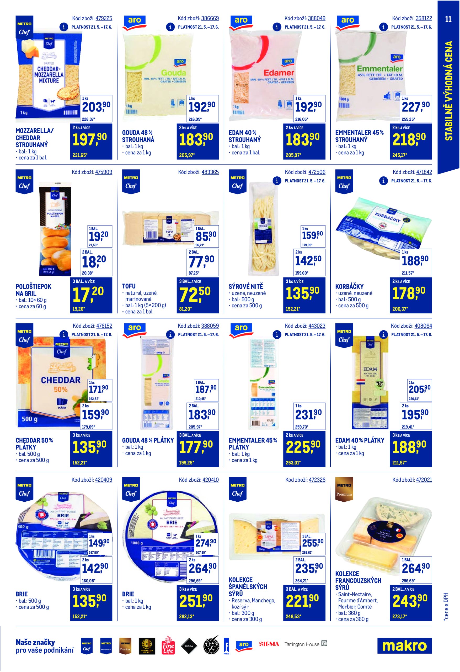 makro - Leták Makro - Stabilně výhodná cena Gastronomie od 21.05. do 29.07. - page: 11