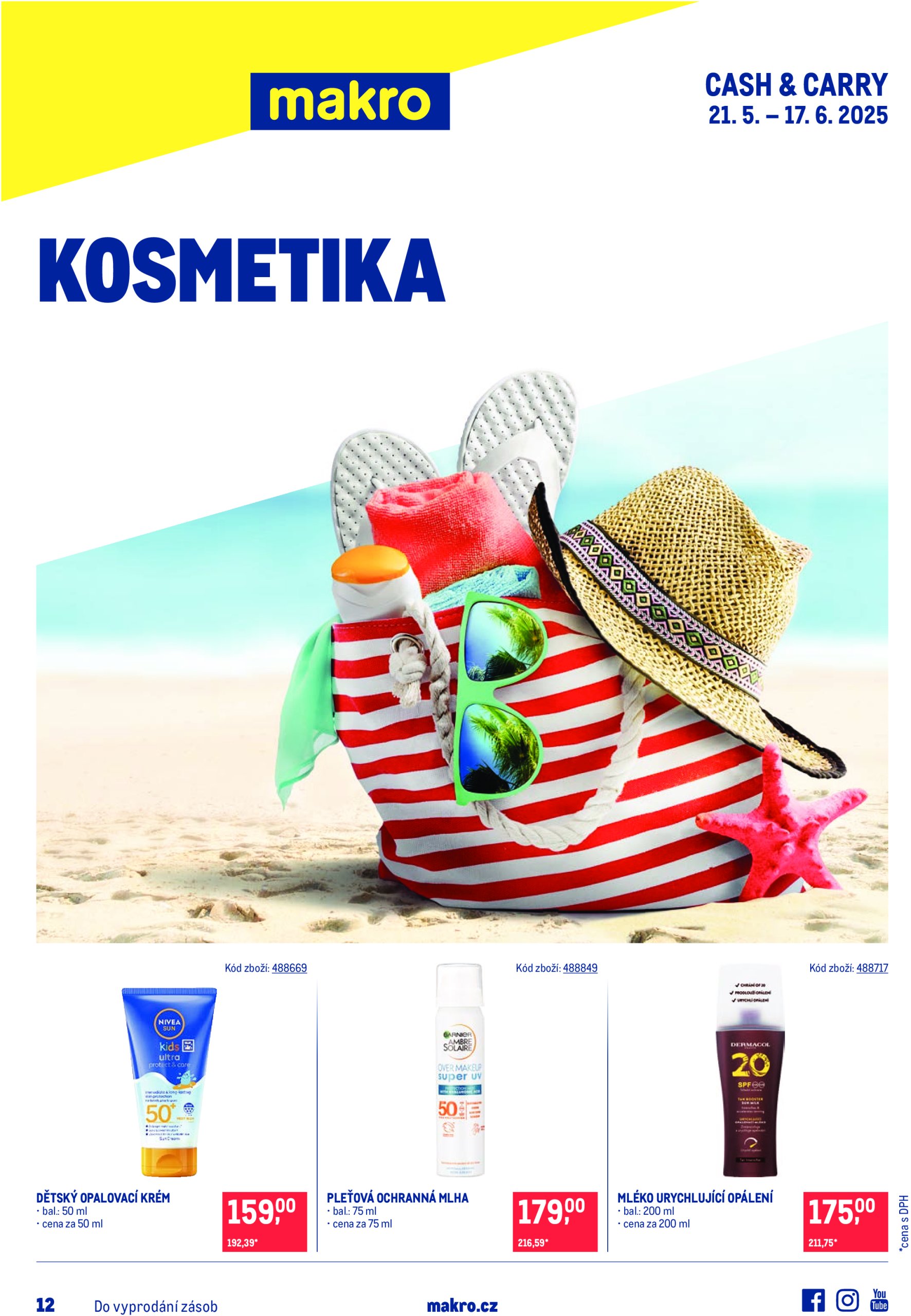 makro - Leták Makro - Kosmetika od 21.05. do 17.06.