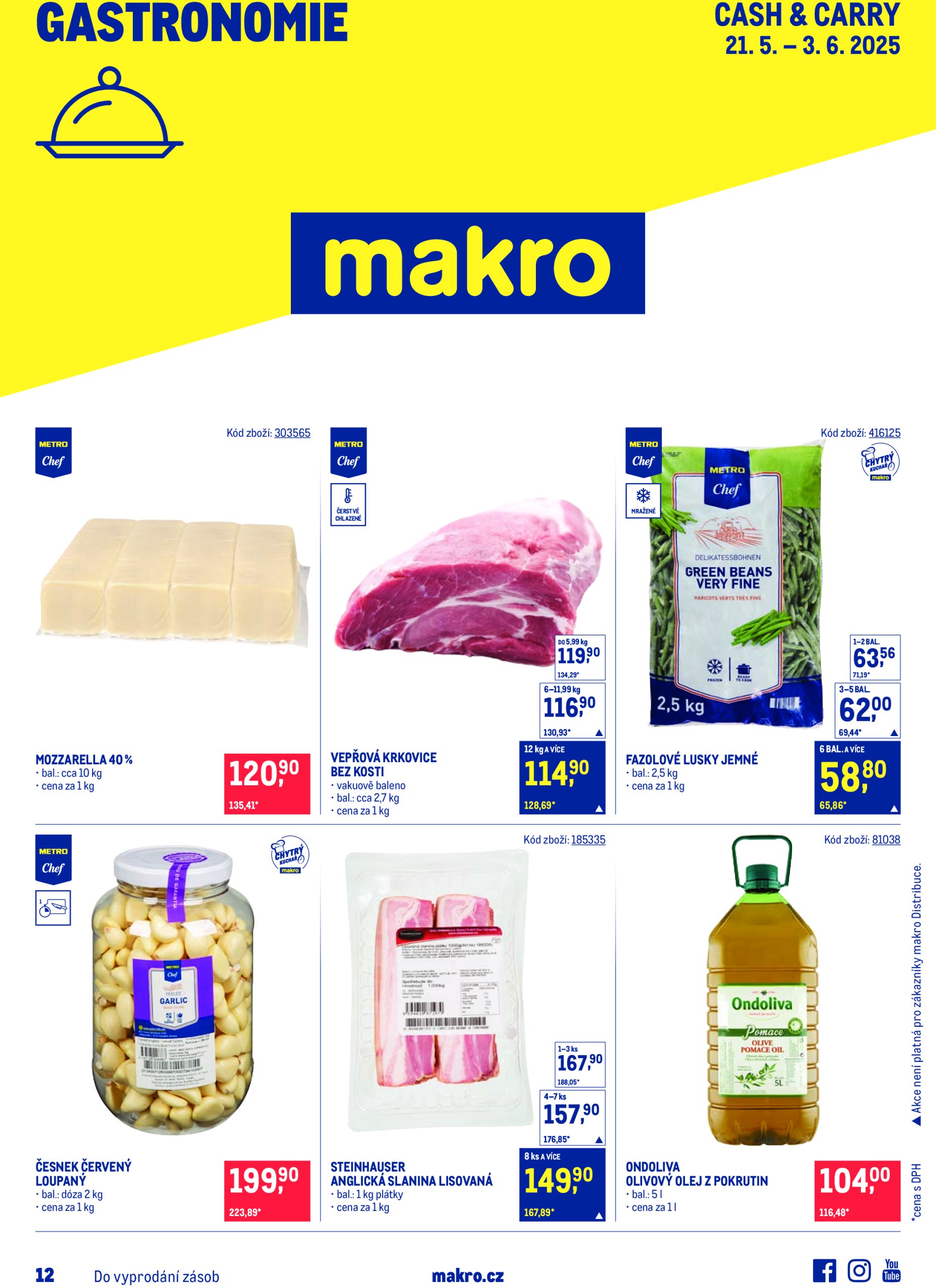 makro - Leták Makro - Gastronomie od 21.05. do 03.06.