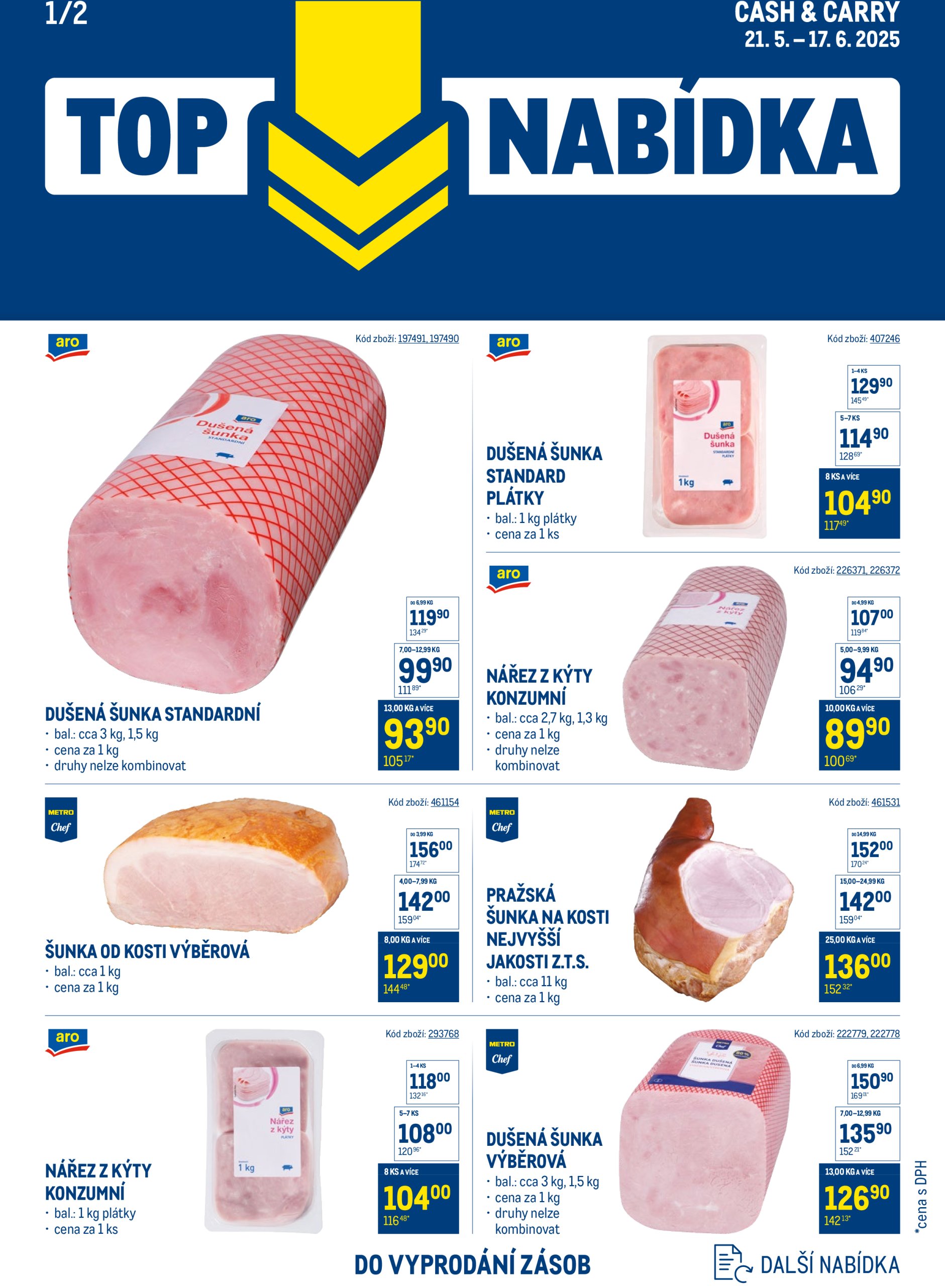 makro - Leták Makro - TOP uzeniny od 21.05. do 17.06.