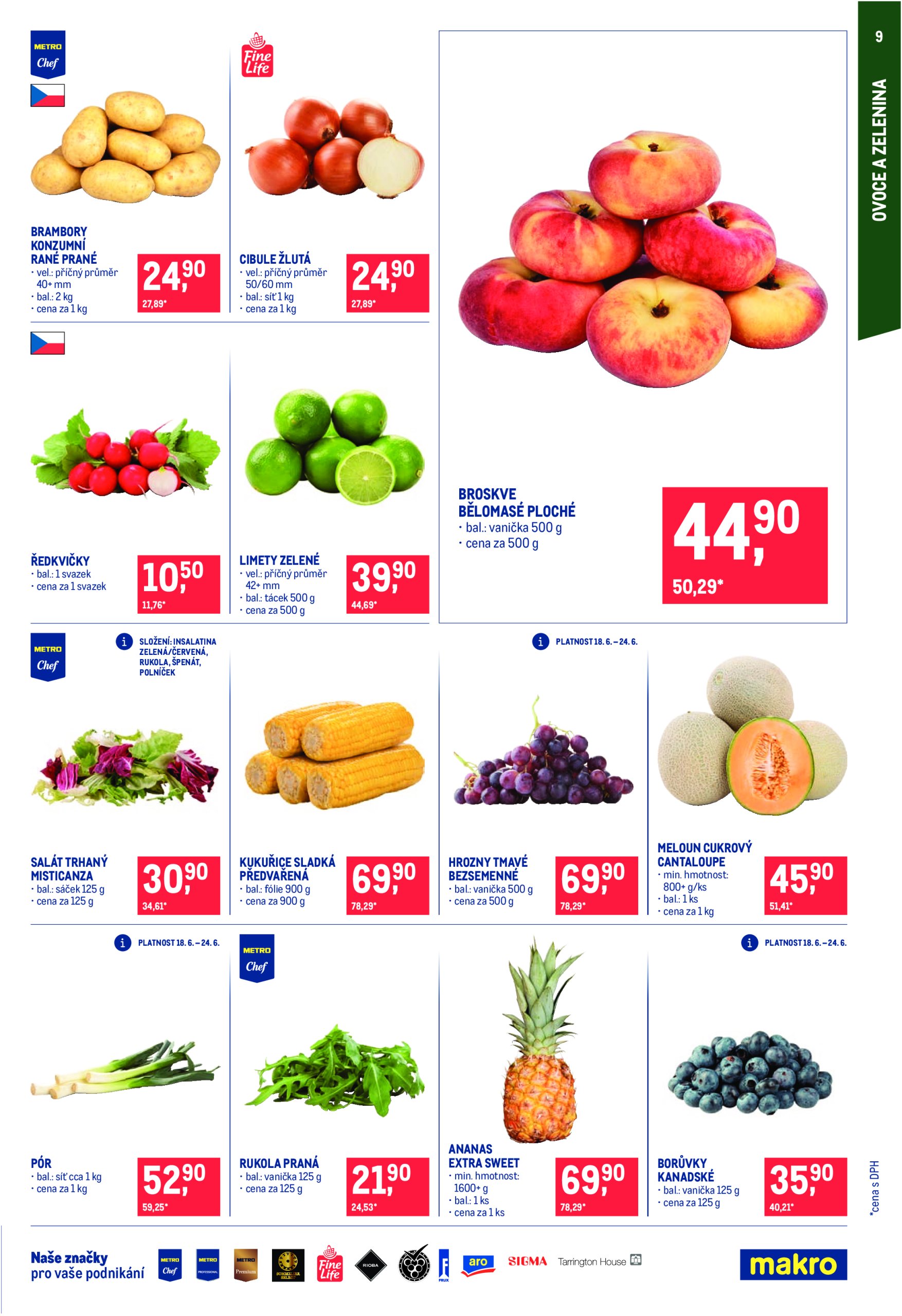 makro - Leták Makro - Pro milovníky jídla od 18.06. do 01.07. - page: 9