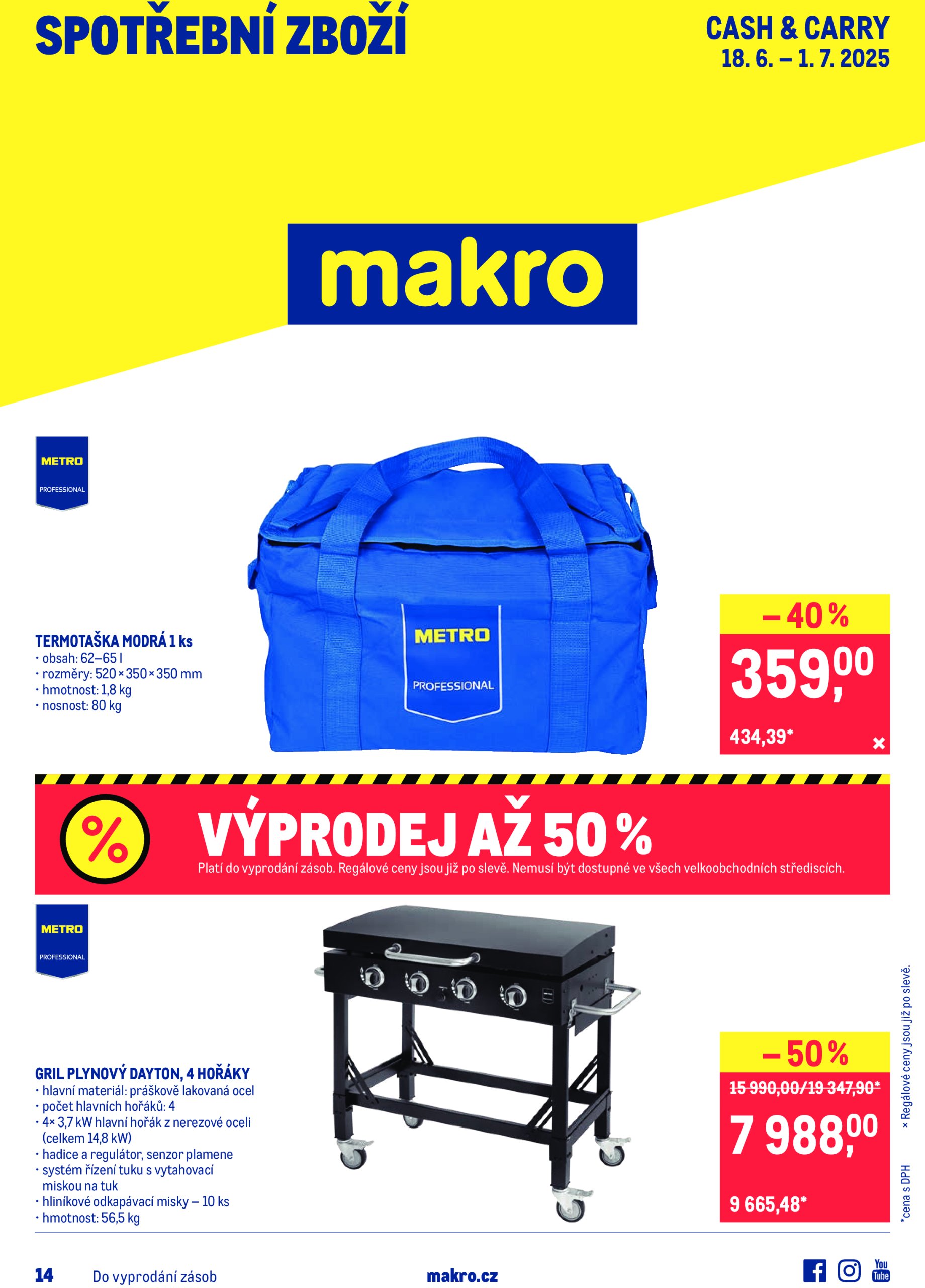 makro - Leták Makro - Spotřební zboží od 18.06. do 01.07.