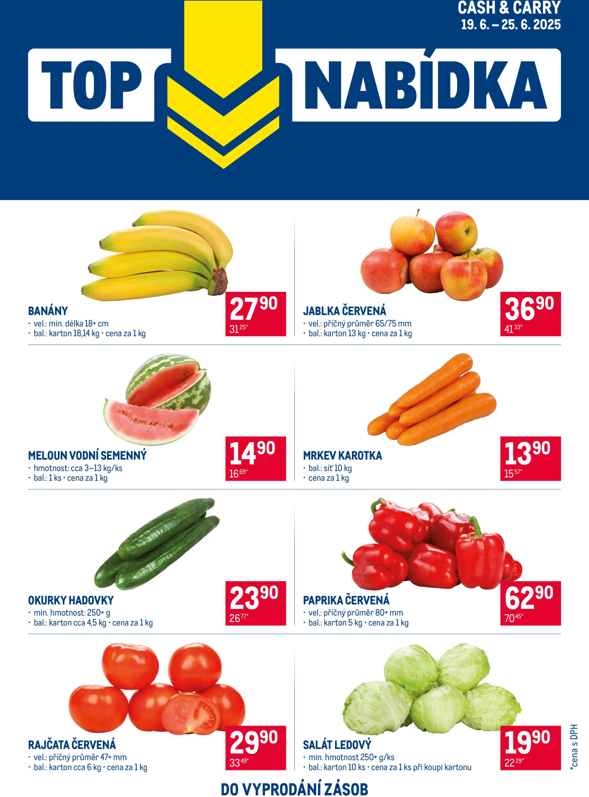 makro - Leták Makro - TOP ovoce a zelenina od 19.06. do 25.06.