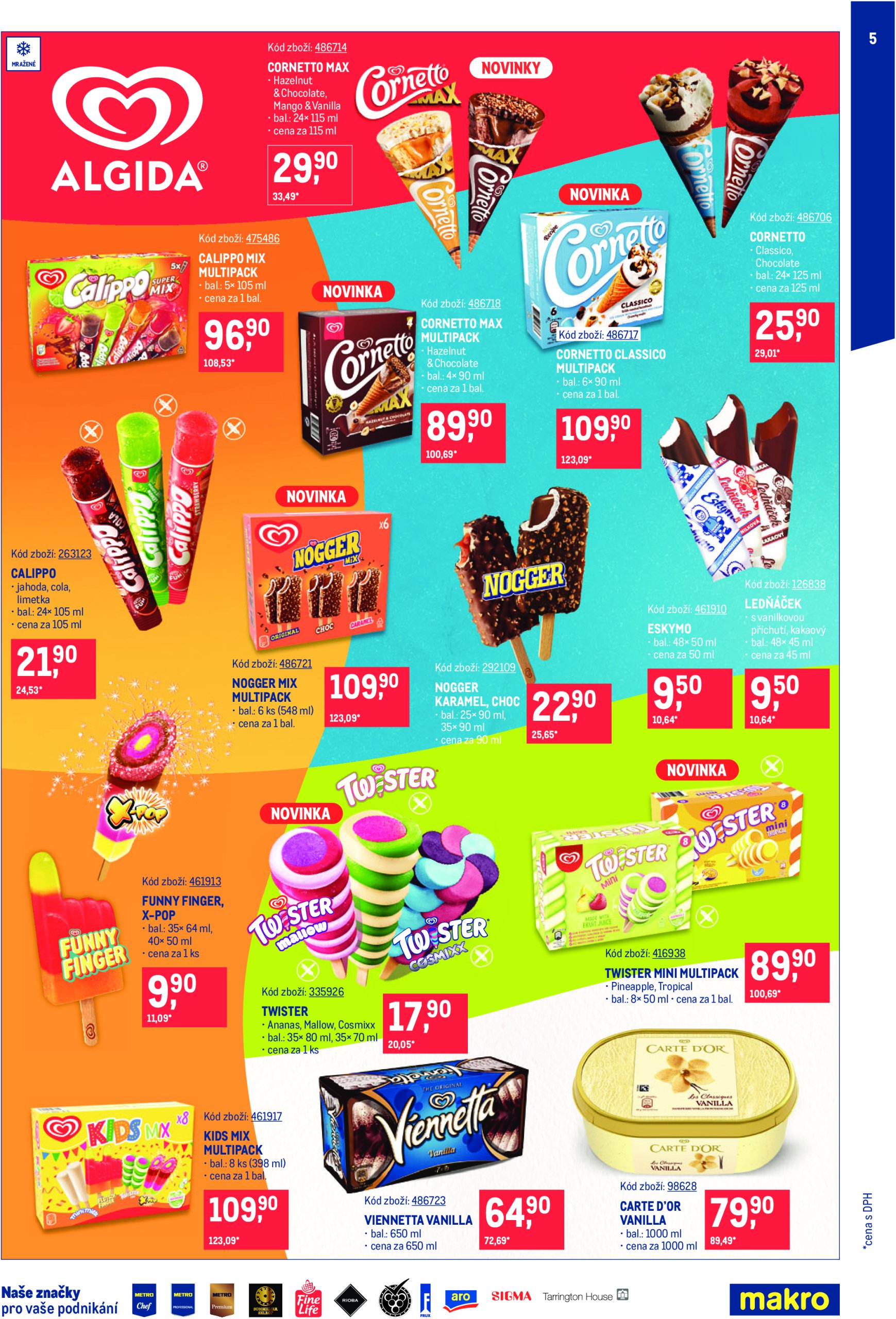 makro - Leták Makro - Zmrzliny od 02.07. do 29.07. - page: 5