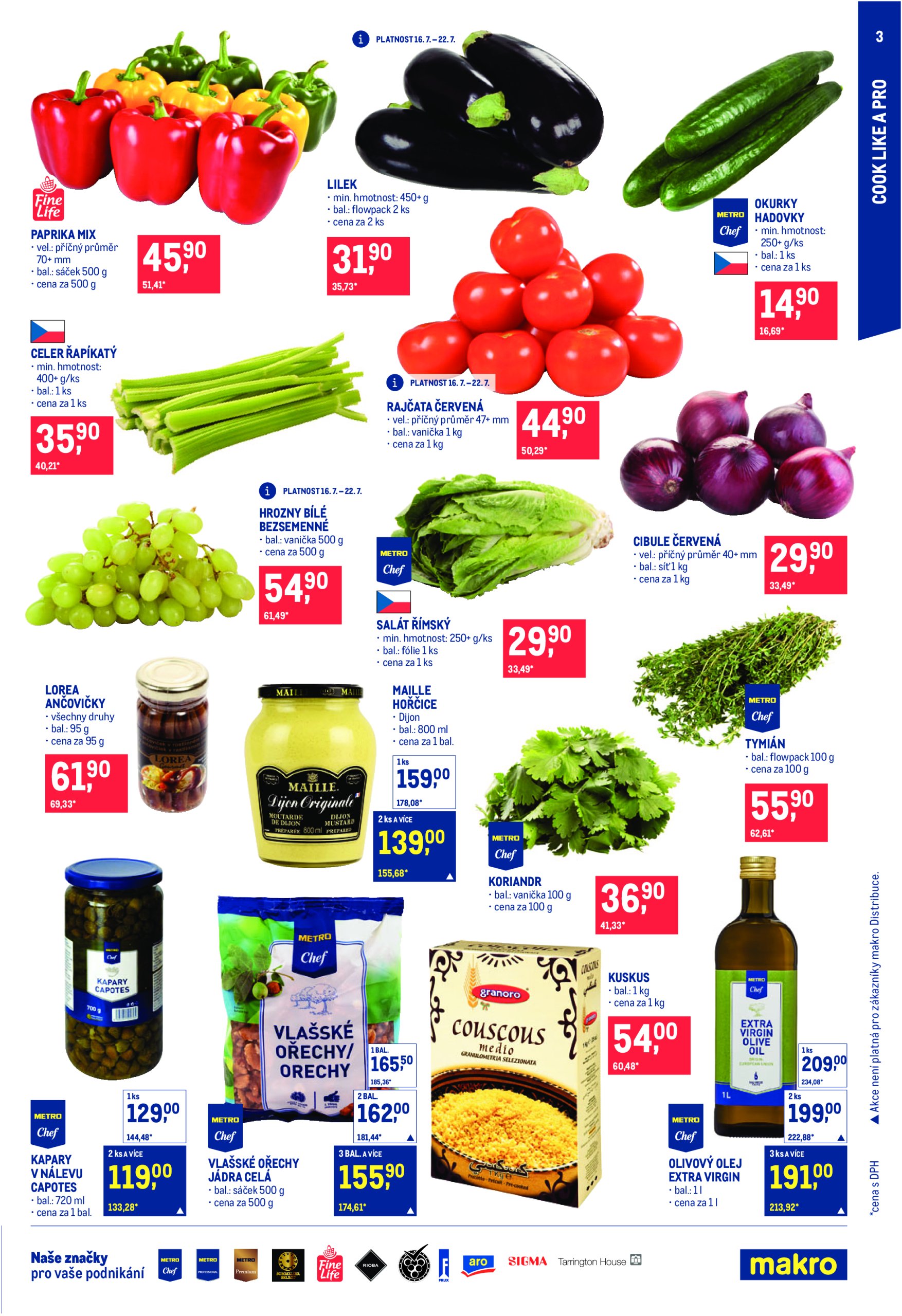 makro - Leták Makro - Pro milovníky jídla od 16.07. do 29.07. - page: 3