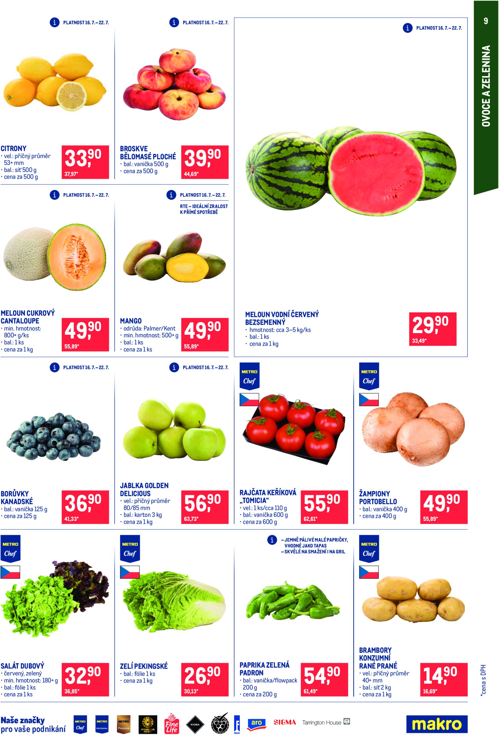 makro - Leták Makro - Pro milovníky jídla od 16.07. do 29.07. - page: 9
