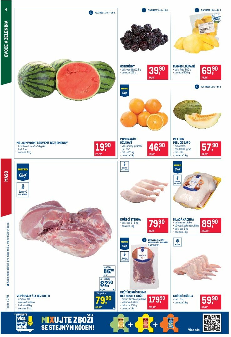 makro - Leták Makro - Gastronomie od 13.08. do 26.08. - page: 4