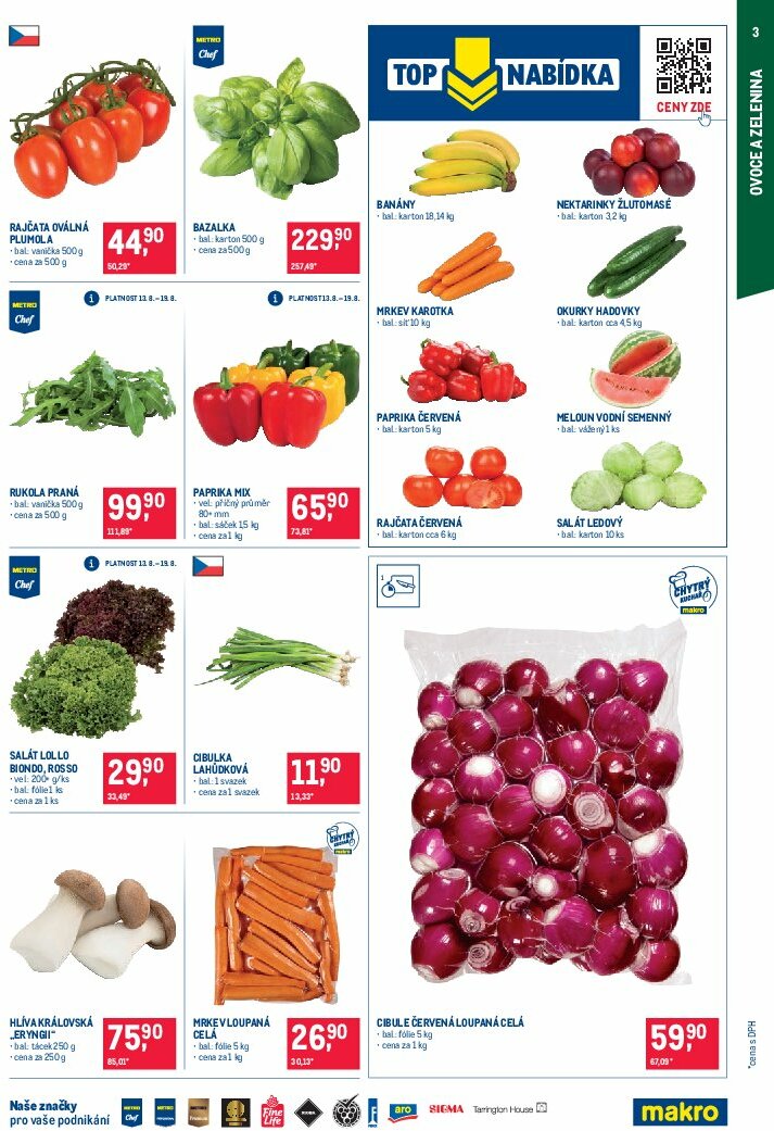 makro - Leták Makro - Gastronomie od 13.08. do 26.08. - page: 3