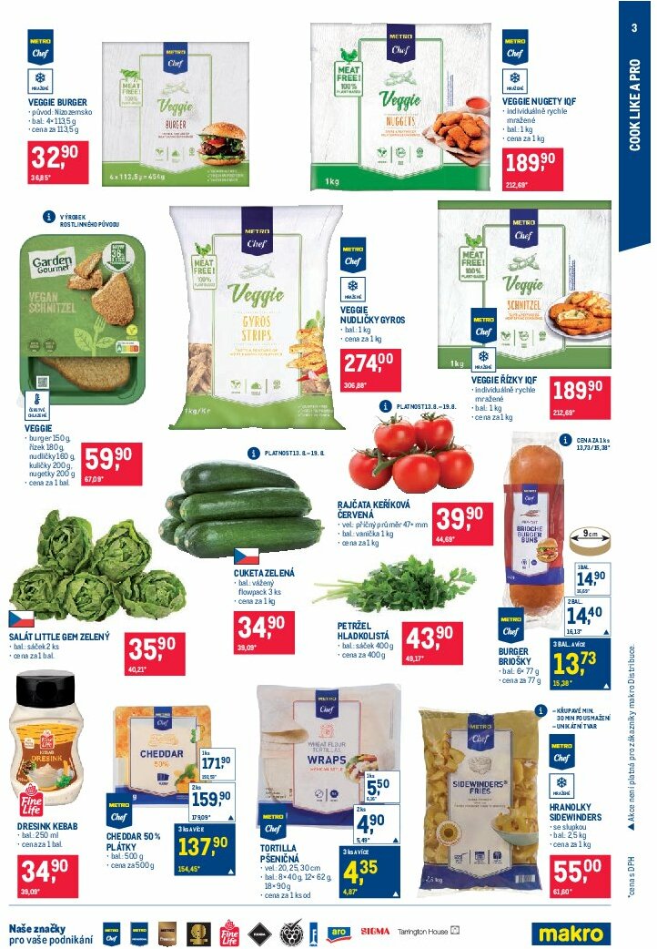 makro - Leták Makro - Pro milovníky jídla od 13.08. do 26.08. - page: 3