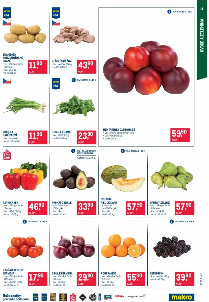 makro - Leták Makro - Pro milovníky jídla od 13.08. do 26.08. - page: 11