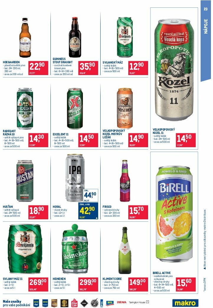 makro - Leták Makro - Pro milovníky jídla od 13.08. do 26.08. - page: 23