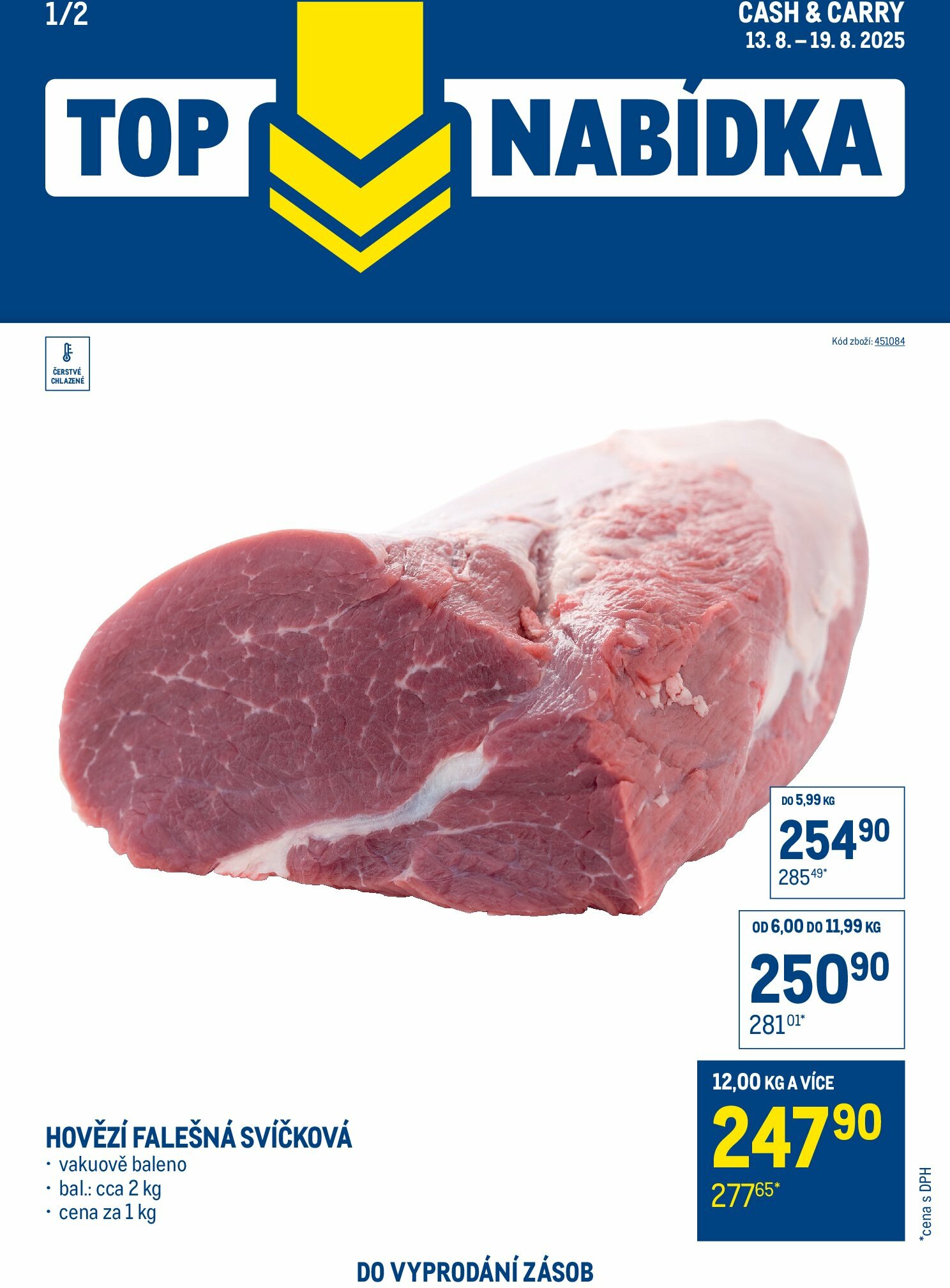 makro - Leták Makro - TOP maso od 13.08. do 19.08.