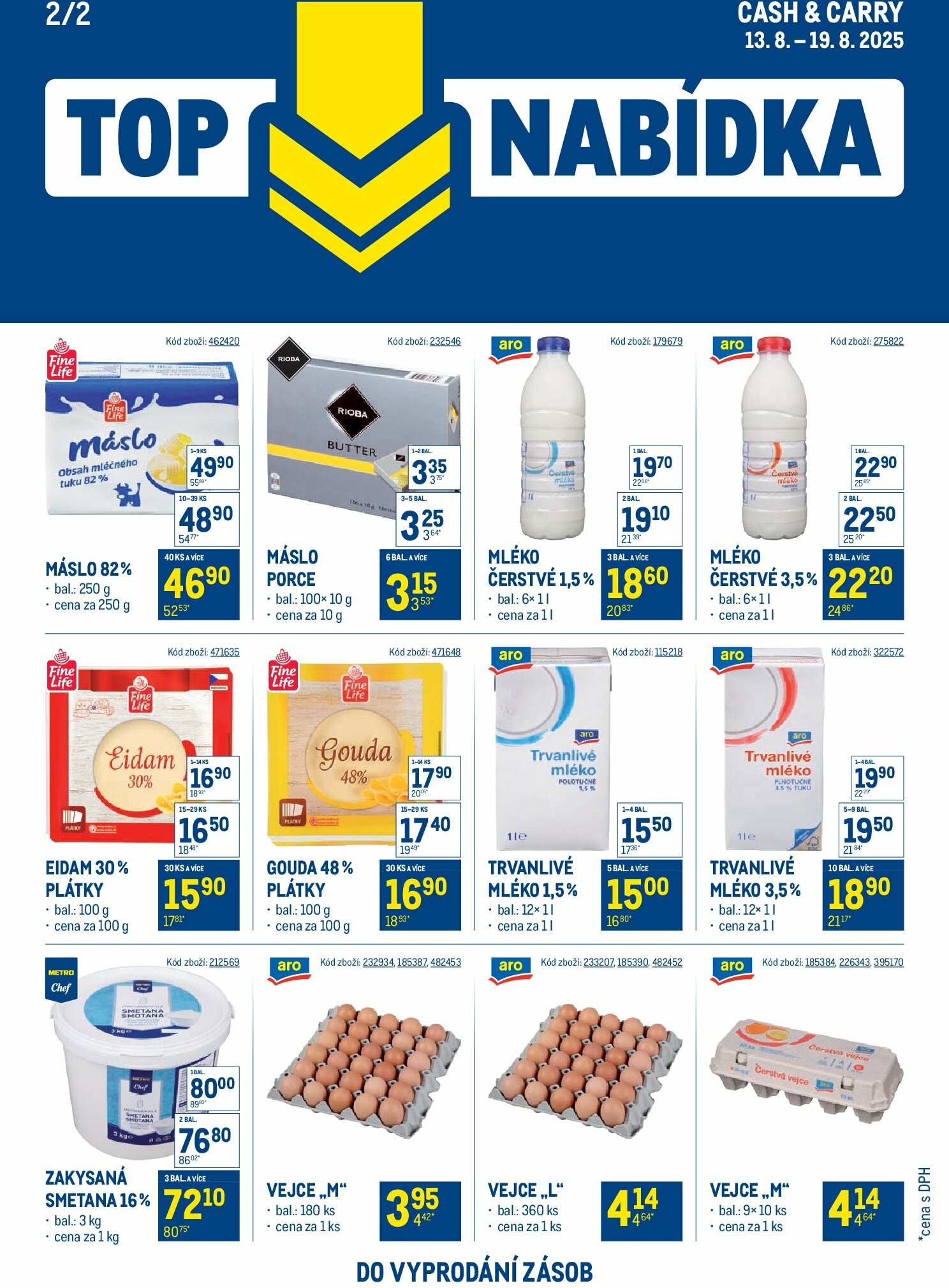 makro - Leták Makro - TOP mléčné výrobky od 13.08. do 26.08. - page: 2
