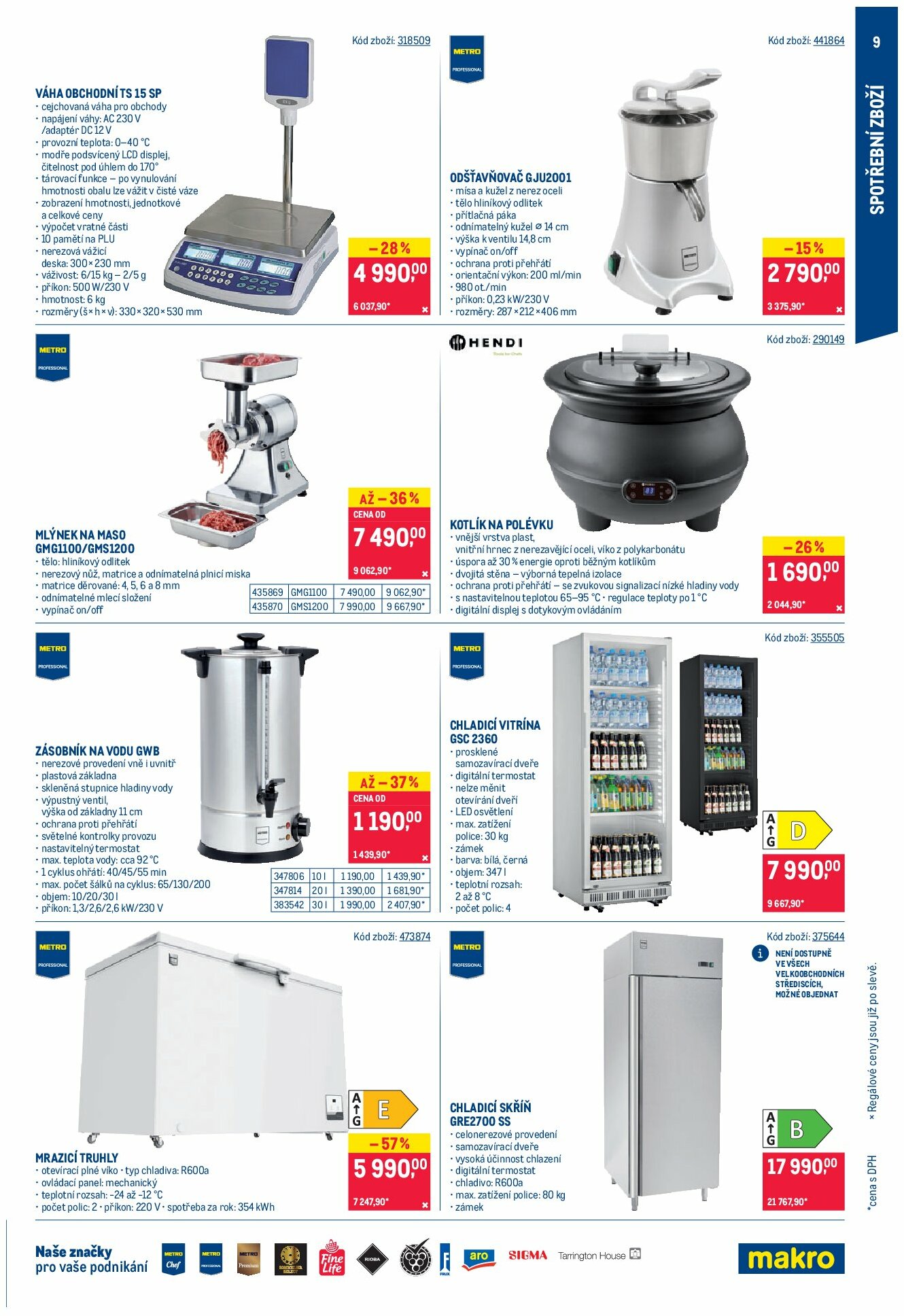 makro - Leták Makro - Spotřební zboží od 27.08. do 09.09. - page: 9