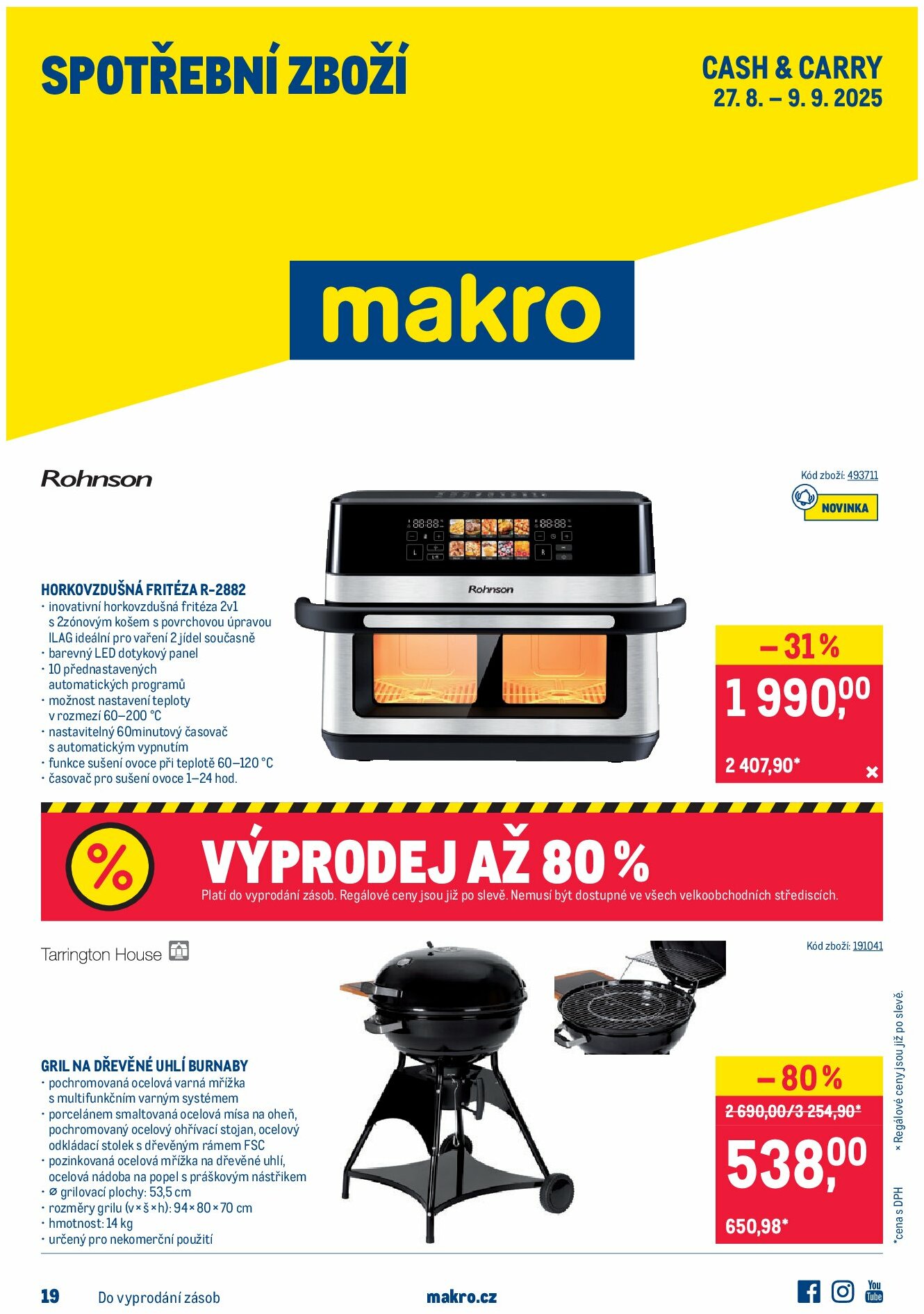 makro - Leták Makro - Spotřební zboží od 27.08. do 09.09.
