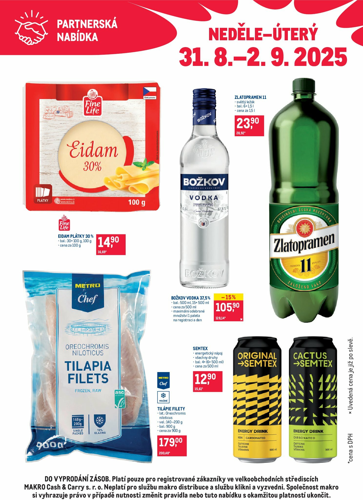 makro - Leták Makro - Partnerská nabídka od 31.08. do 02.09.