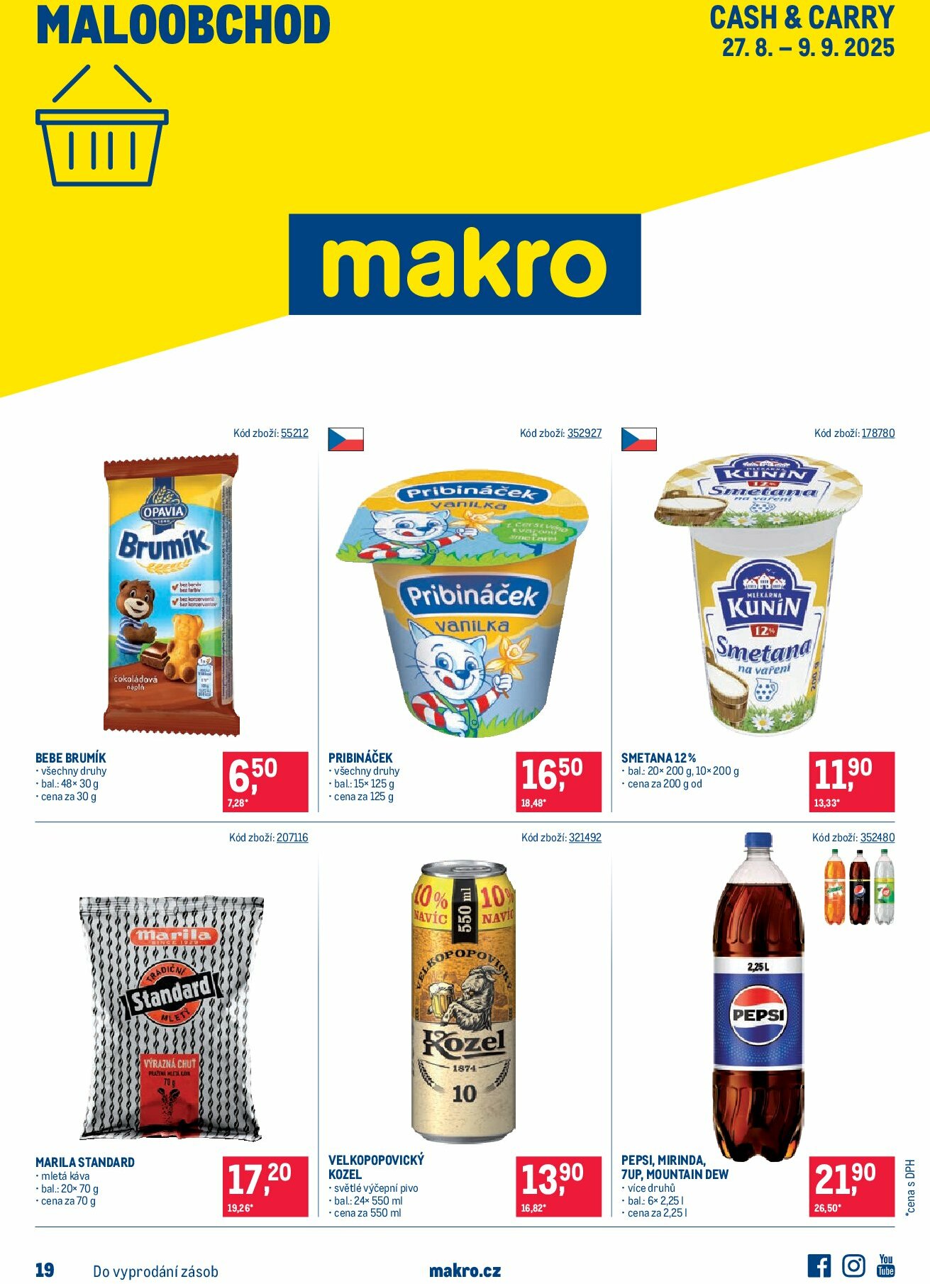 makro - Leták Makro - Maloobchod od 27.08. do 09.09.