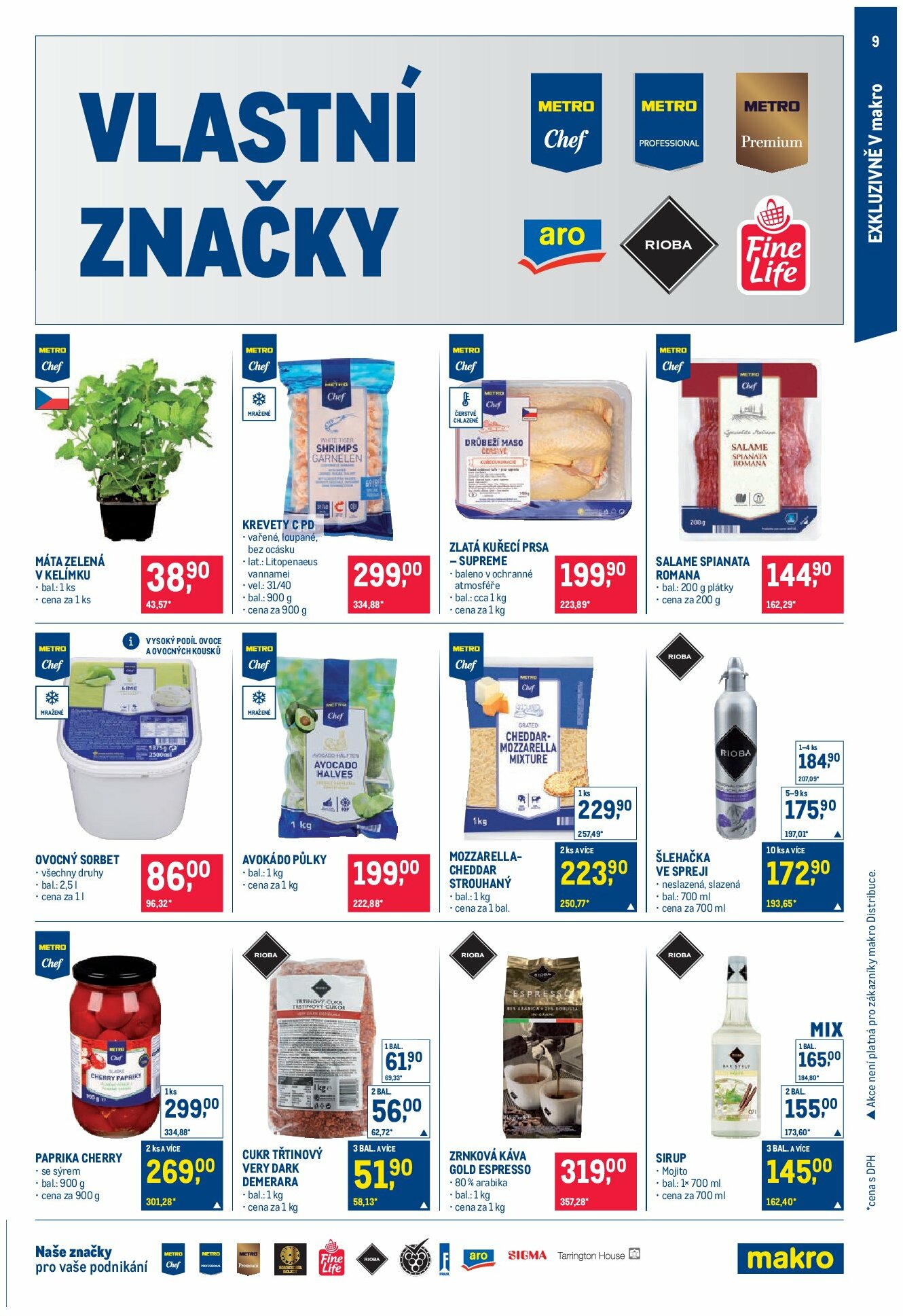 makro - Leták Makro - Pro milovníky jídla od 27.08. do 09.09. - page: 9