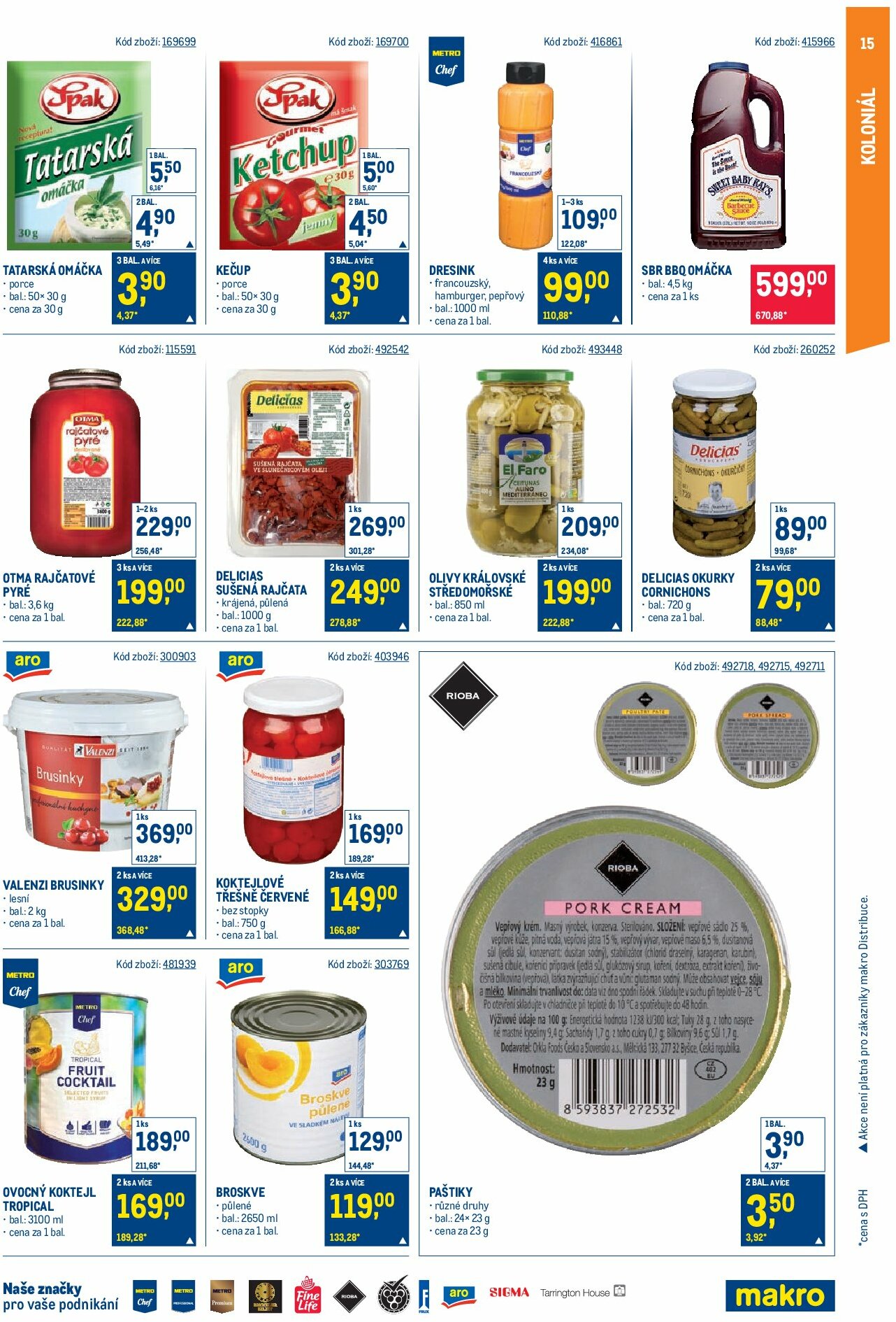 makro - Leták Makro - Gastronomie od 27.08. do 09.09. - page: 15