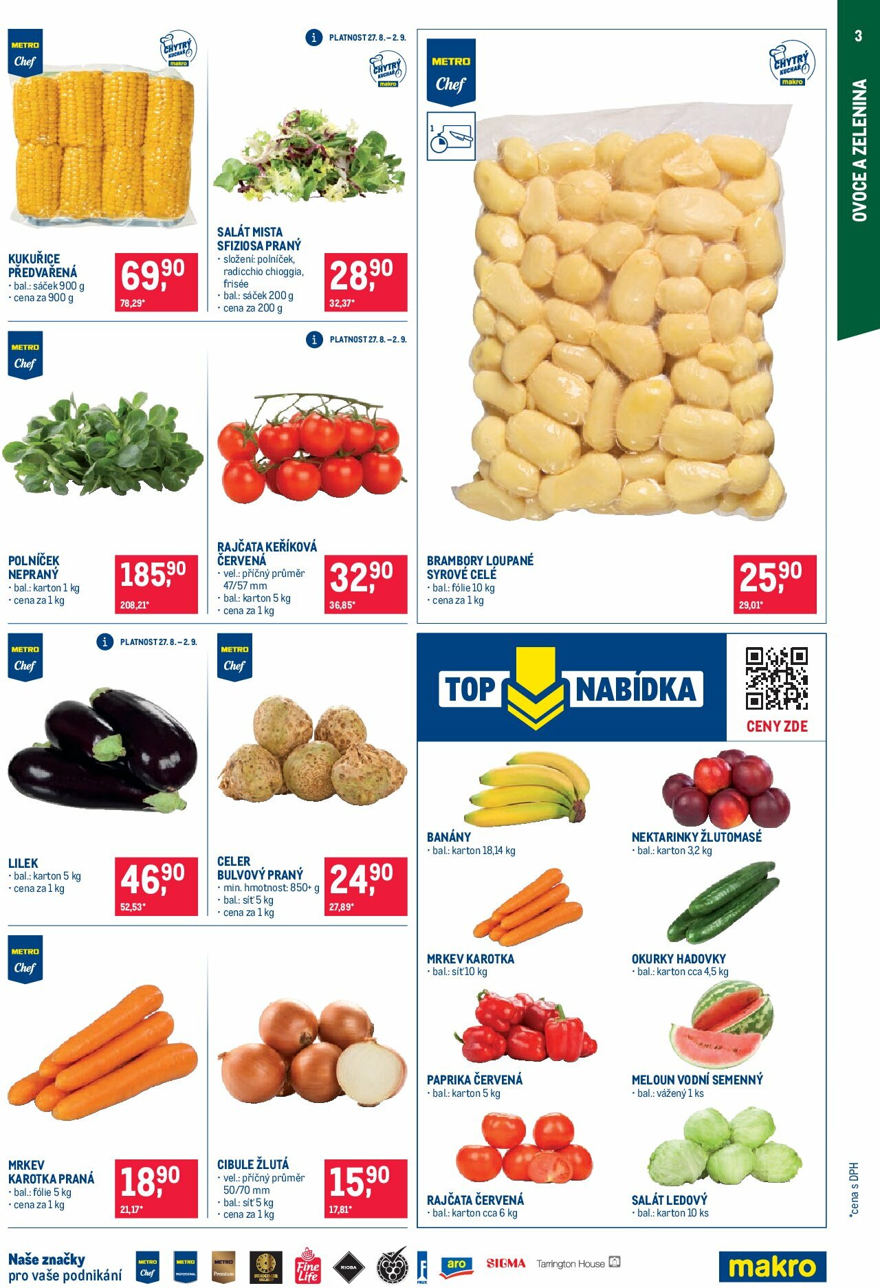 makro - Leták Makro - Gastronomie od 27.08. do 09.09. - page: 3