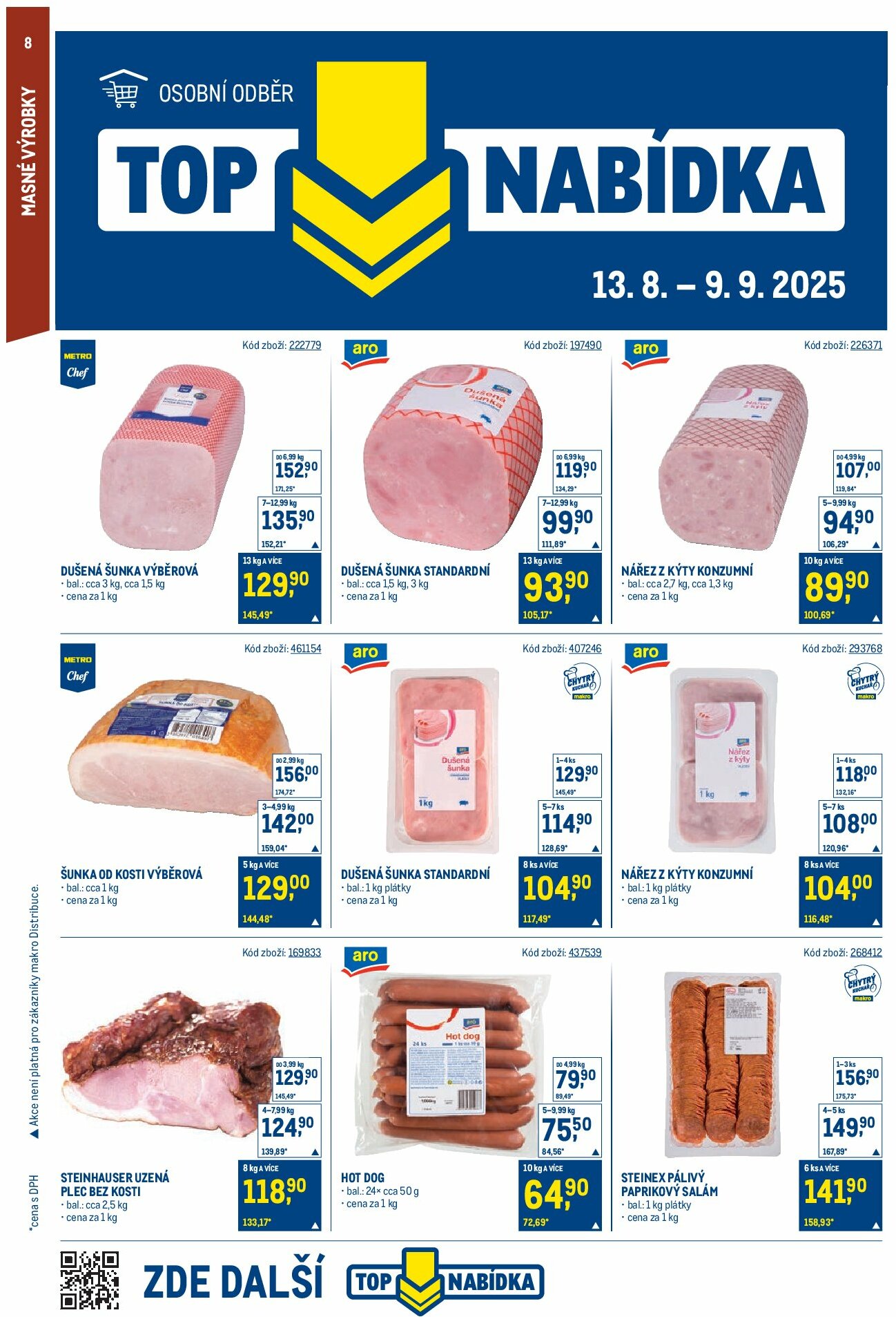 makro - Leták Makro - Gastronomie od 27.08. do 09.09. - page: 8